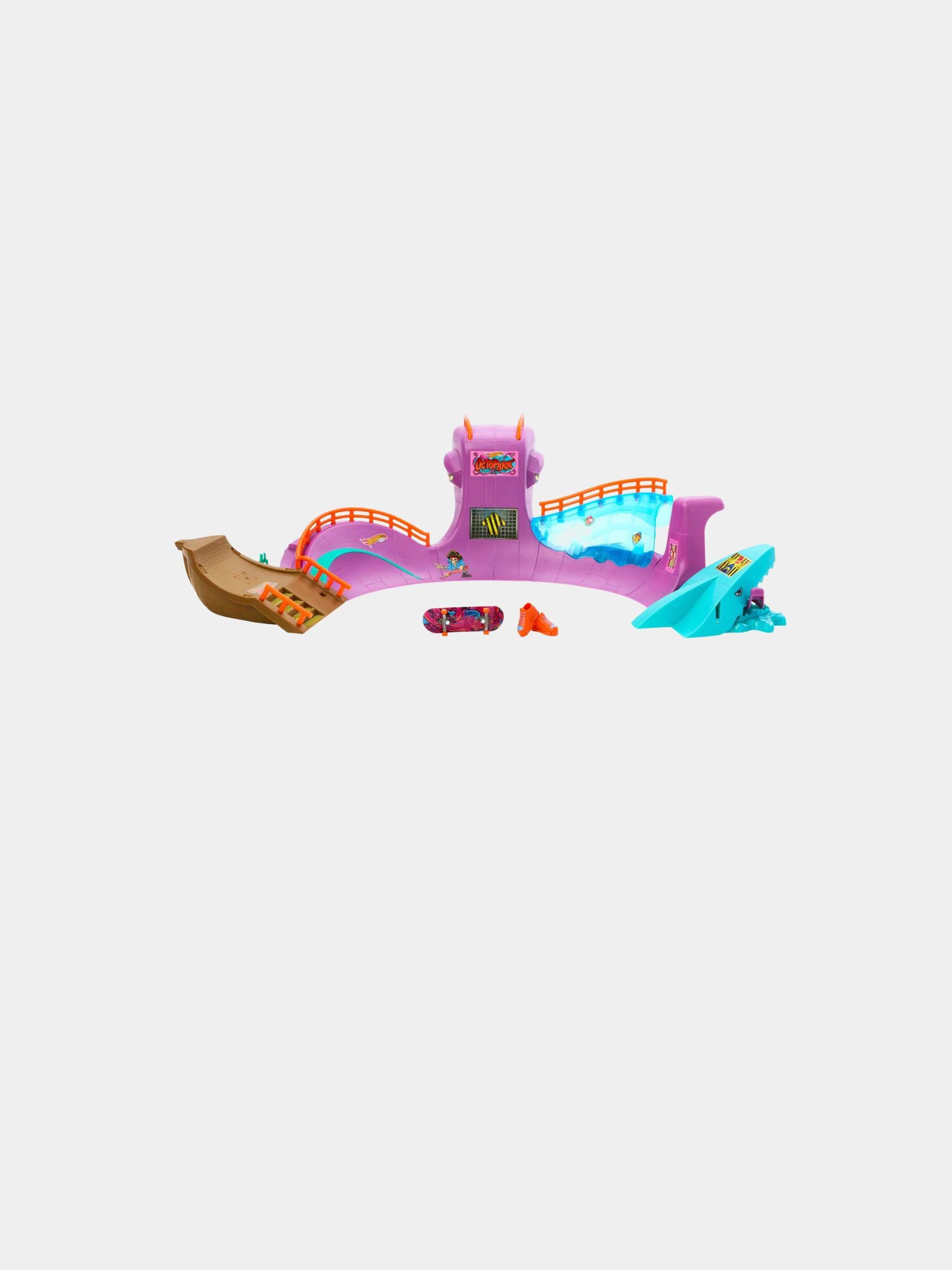 Skatepark della Piovra per bambino,Hot Wheels,HMK01