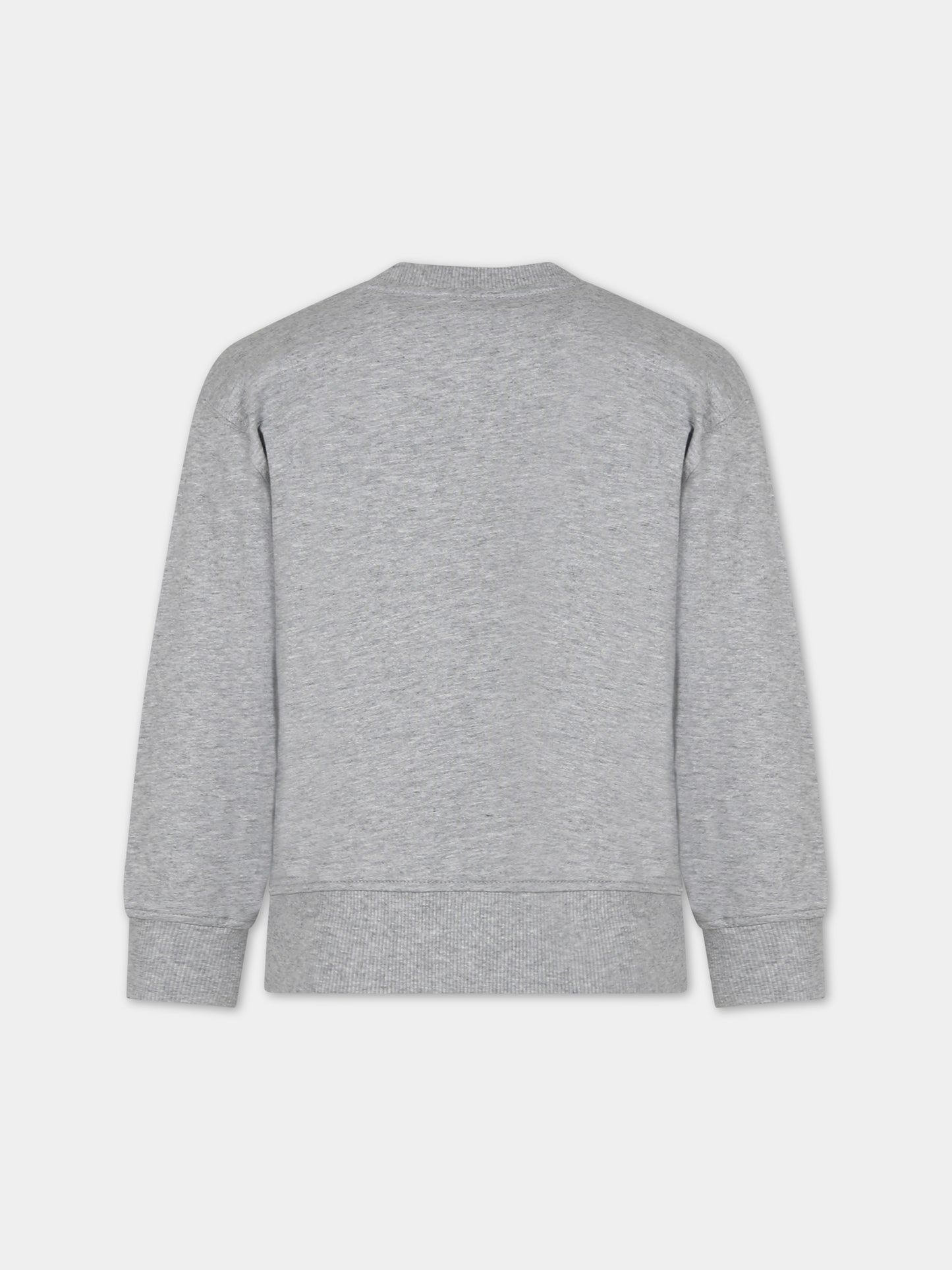 Felpa grigia per bambino con Teddy Bears e logo,Moschino Kids,HNF07H LCA58 60901