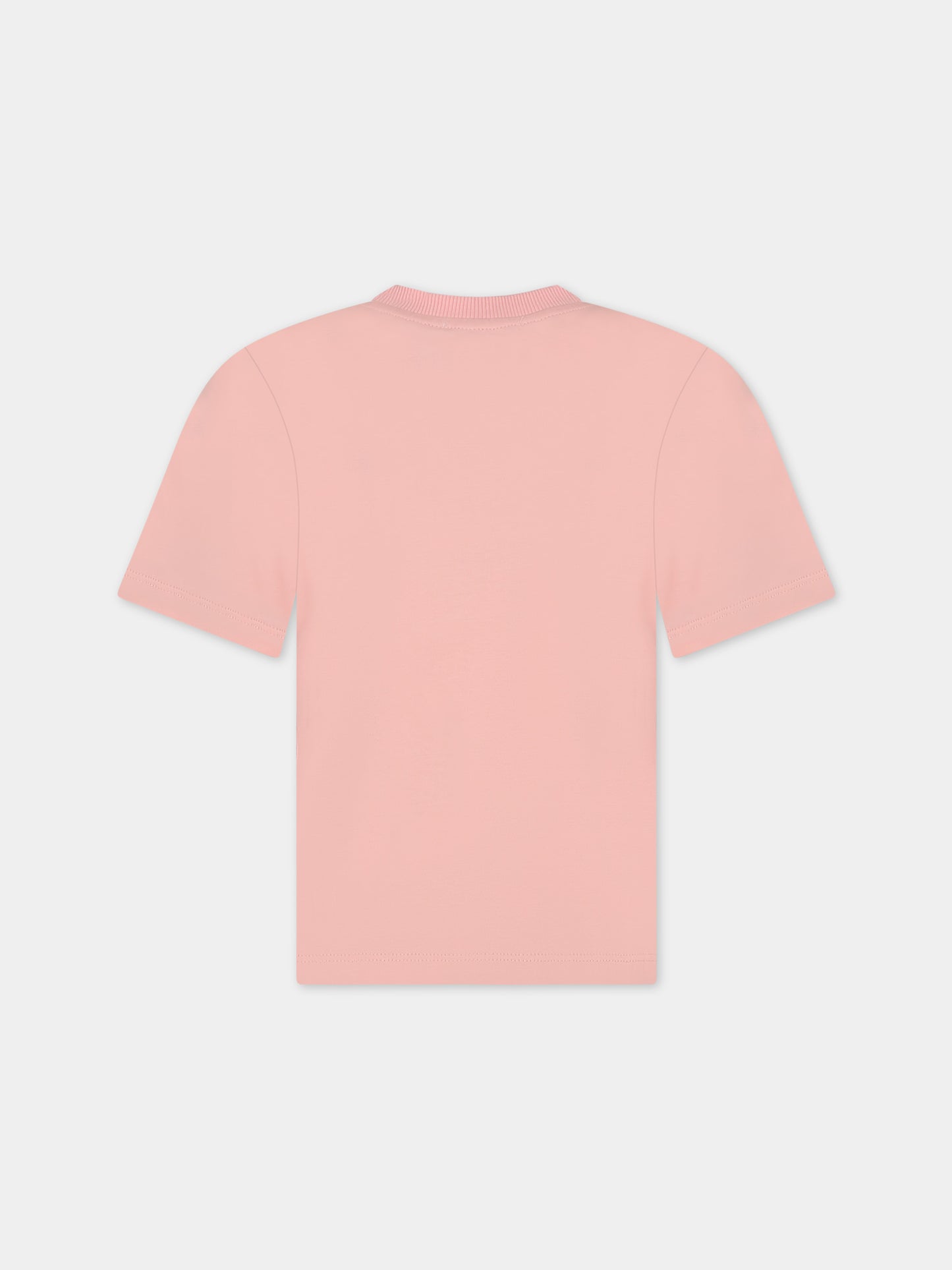 T-shirt rosa per bambino con Teddy Bears,Moschino Kids,HQM03R LAA20 50209