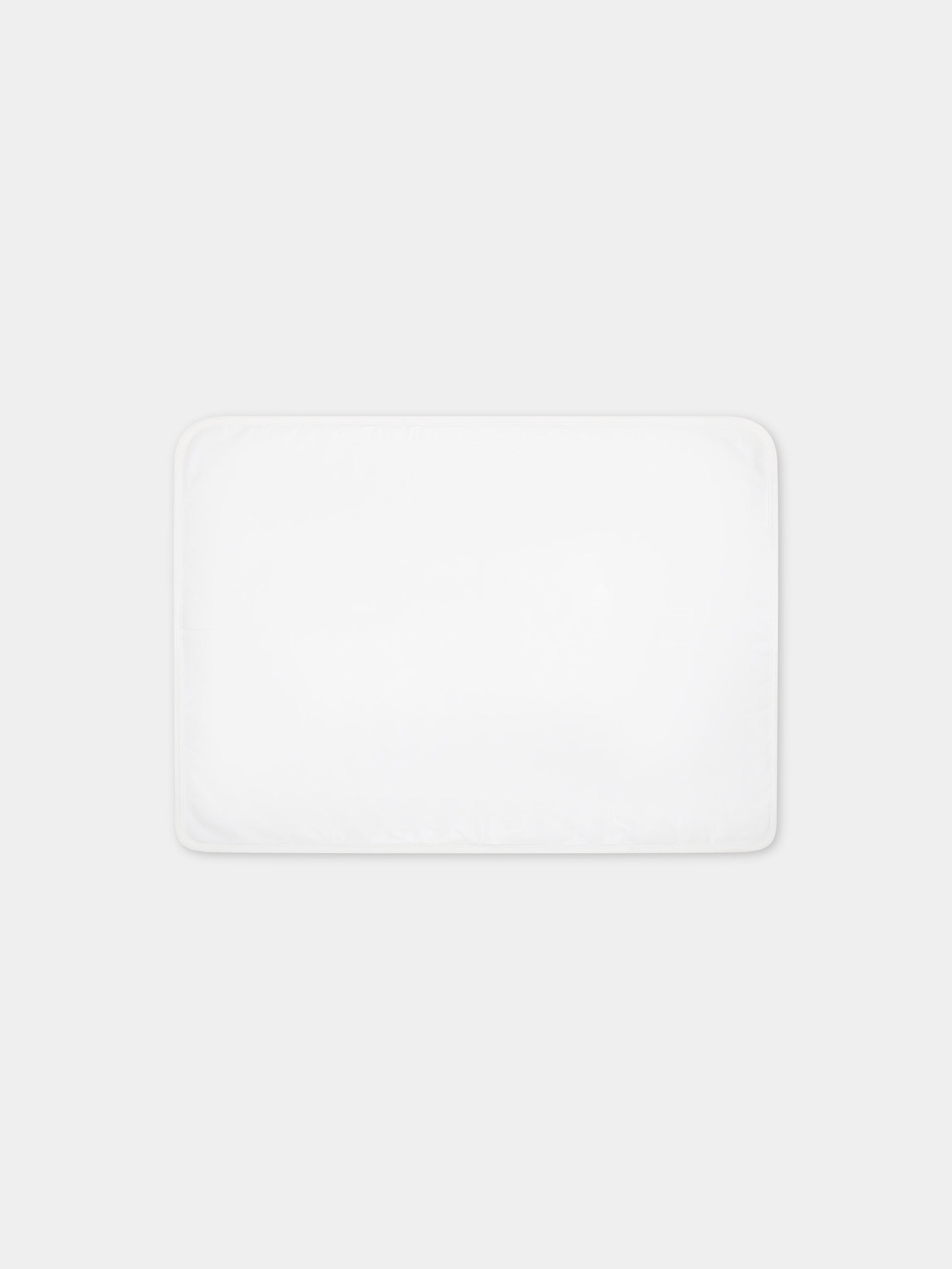 Borsa mamma bianca per neonato con Teddy Bear e logo,Moschino Kids,MTX03D LCA40 10063