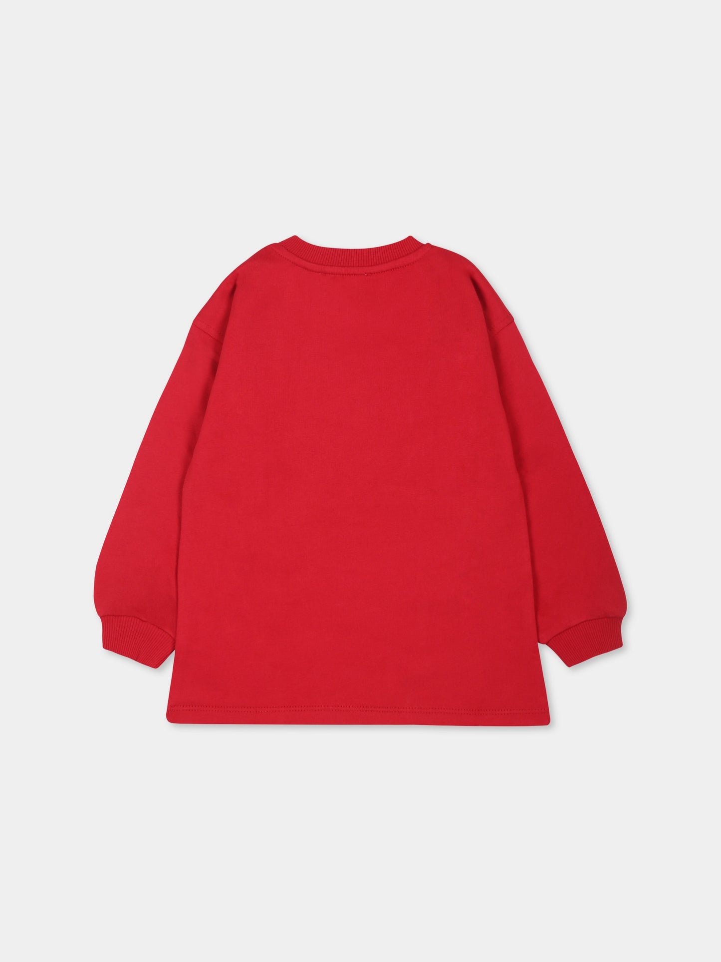 Burgundy dress for baby girl with two Teddy Bears