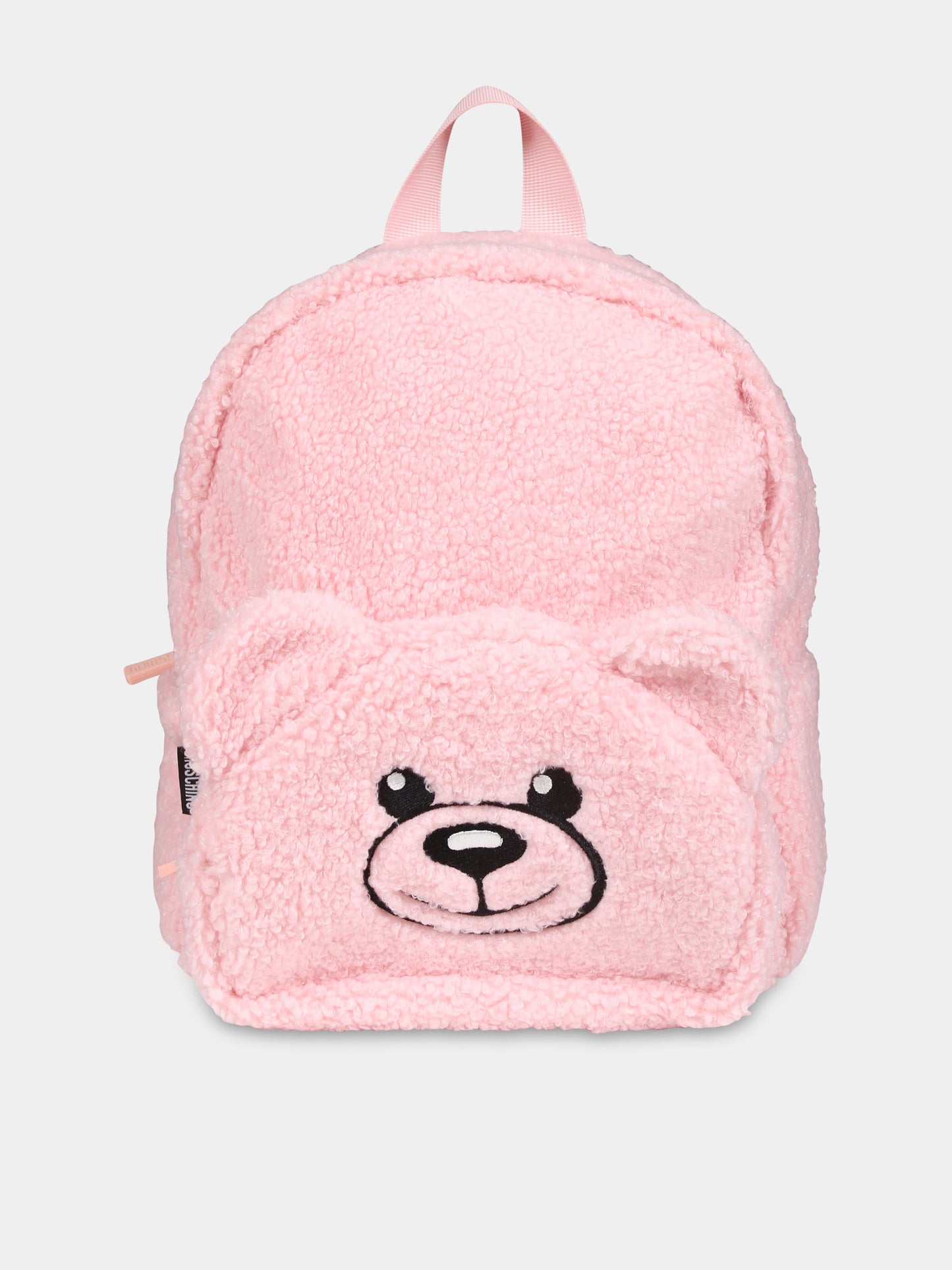 Zaino rosa per neonata con Teddy Bear,Moschino Kids,MMX04P LIA00 50209