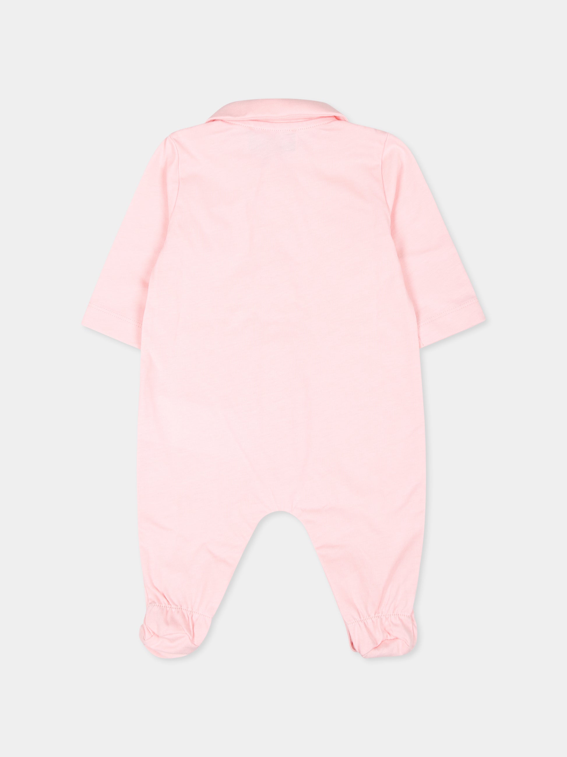 Tutina rosa per neonata con Teddy Bear,Moschino Kids,MMY053 LAA10 50209