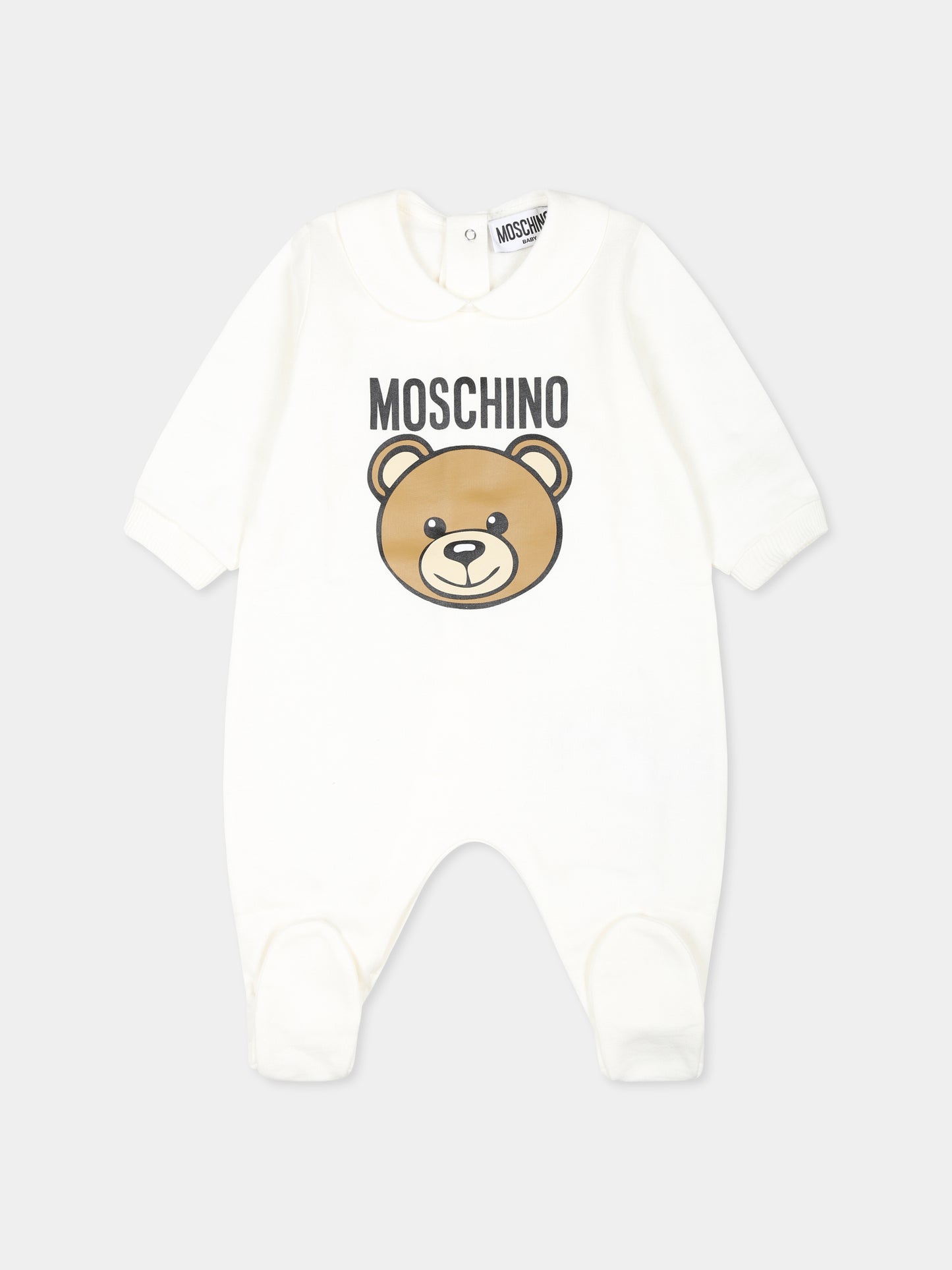 Ivory babygrow set for babykids with Teddy Bear