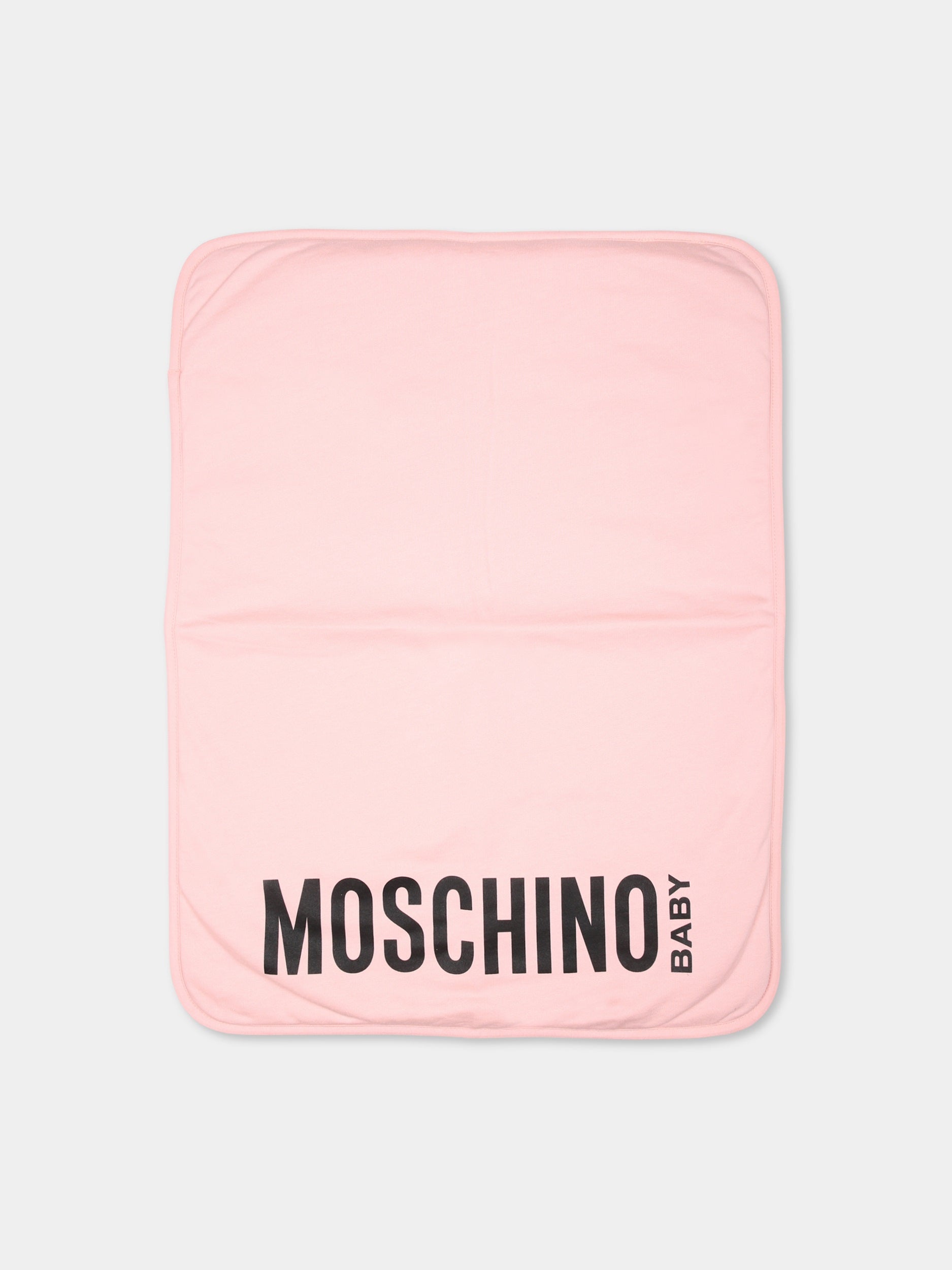 Borsa mamma rosa per neonata con tre Teddy Bears,Moschino Kids,MVX03D LCA40 50209