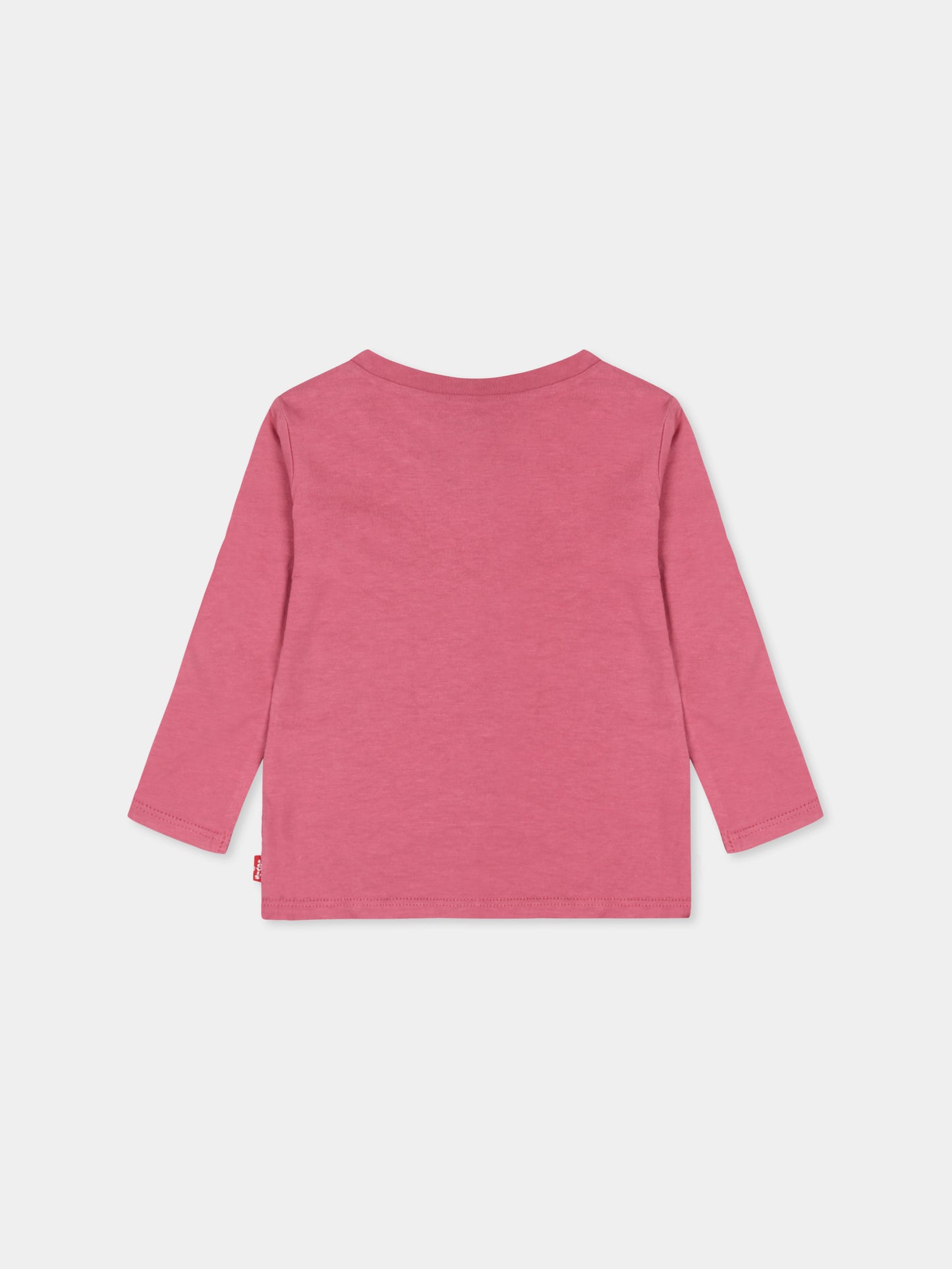 T-shirt rosa per neonata con logo,Levi's Kids,1EA643 AHT