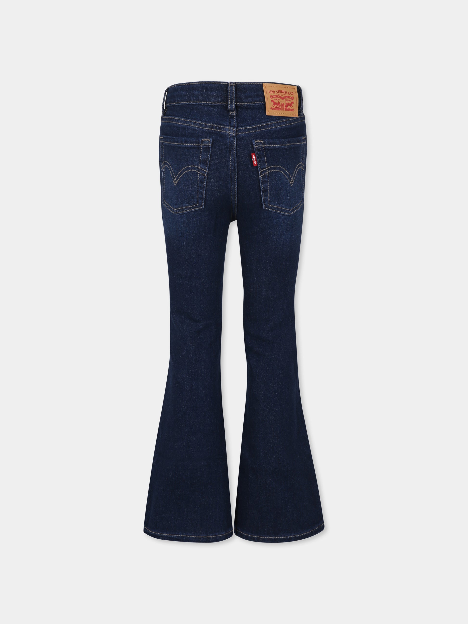 Jeans in denim 726 per bambina con patch logato,Levi's Kids,EG970 D5K