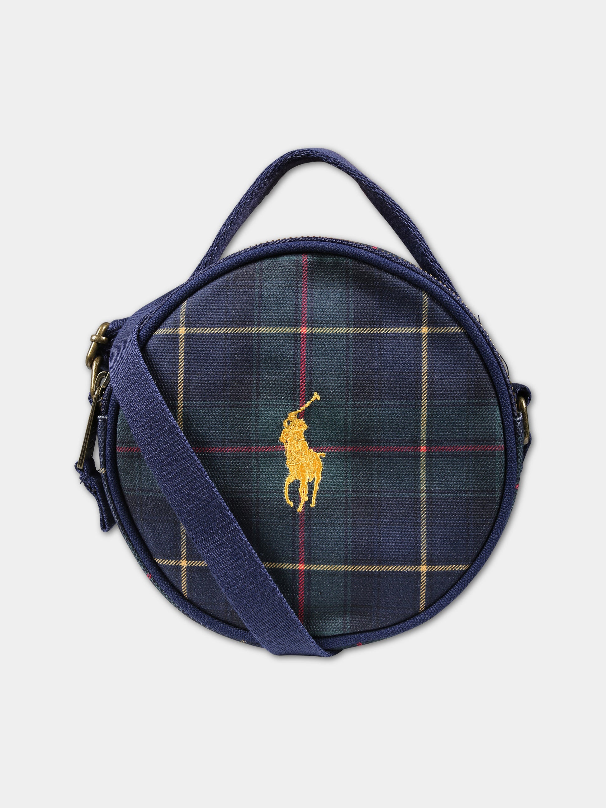 Borsa blu per bambina con logo,Ralph Lauren Kids,23WRL4AR106 ECD