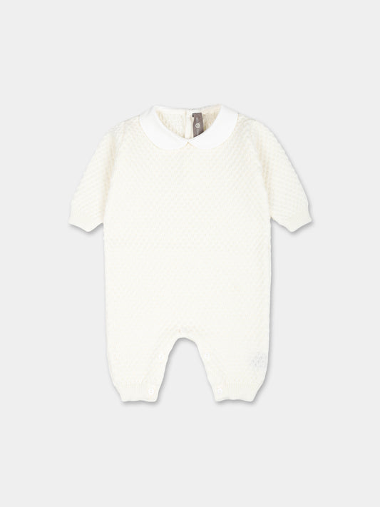 Tutina bianca per neonati,Little Bear,9101 LATTE