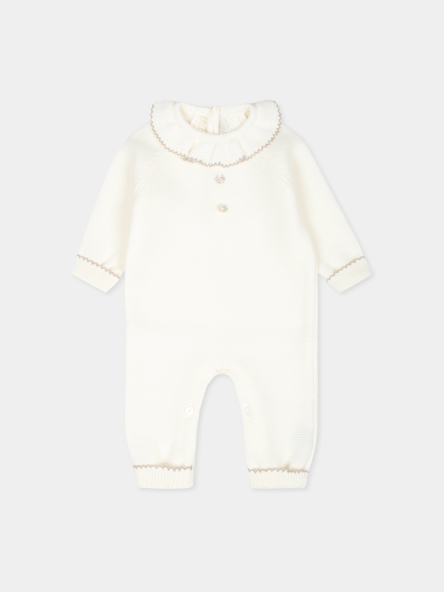 Tutina avorio per neonata,Little Bear,9123 LATTE/TORTORA