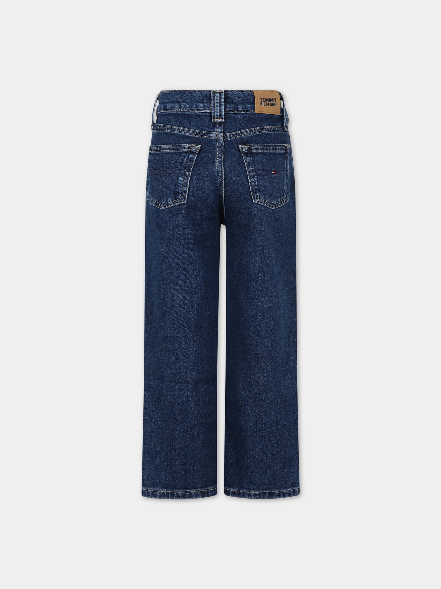 Jeans in denim per bambina con logo,Tommy Hilfiger Junior,23W KG0KG07536 1BJ