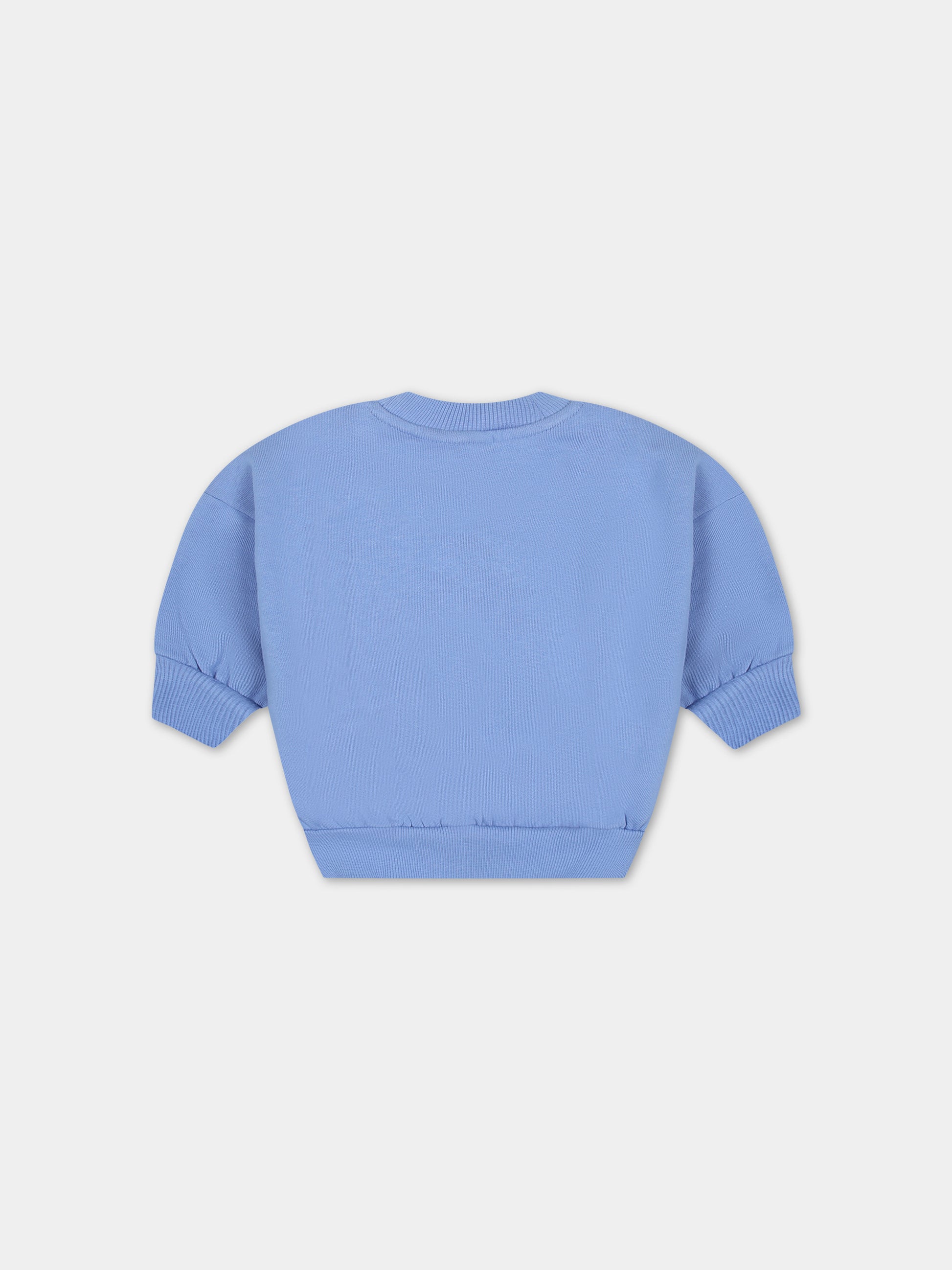 Felpa azzurra per neonati con cane,Mini Rodini,2412011060