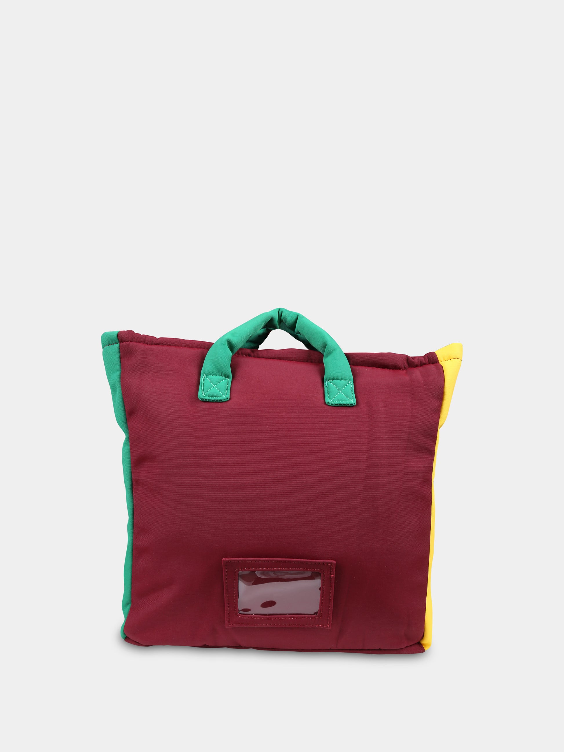 Borsa bordeaux per bambini con logo vintage,Bobo Choses,B224AI022