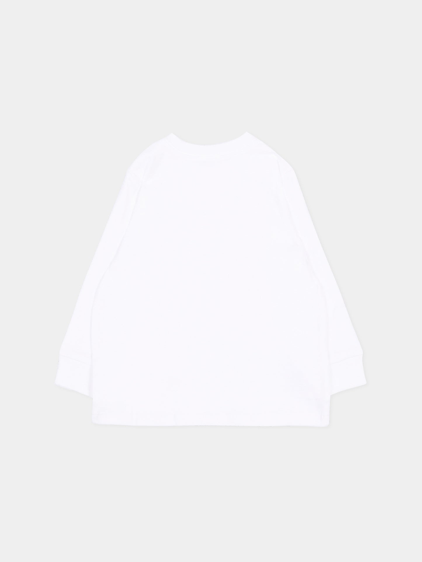 T-Shirt a manica lunga bianca per neonato,Ralph Lauren Kids,843804004