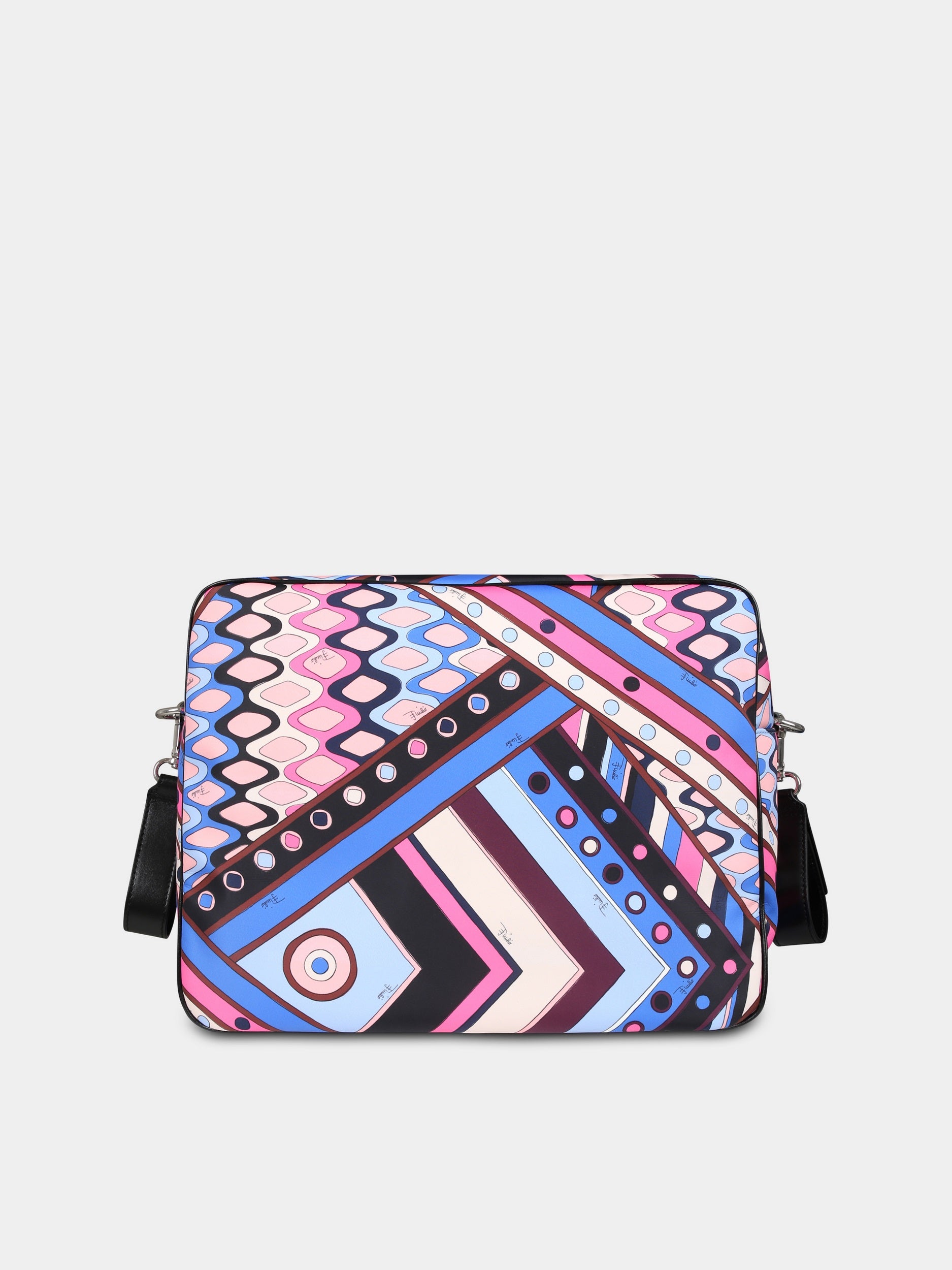 Borsa multicolor per neonata con stampa e logo,Emilio Pucci Junior,PV0038 N0301 999VI