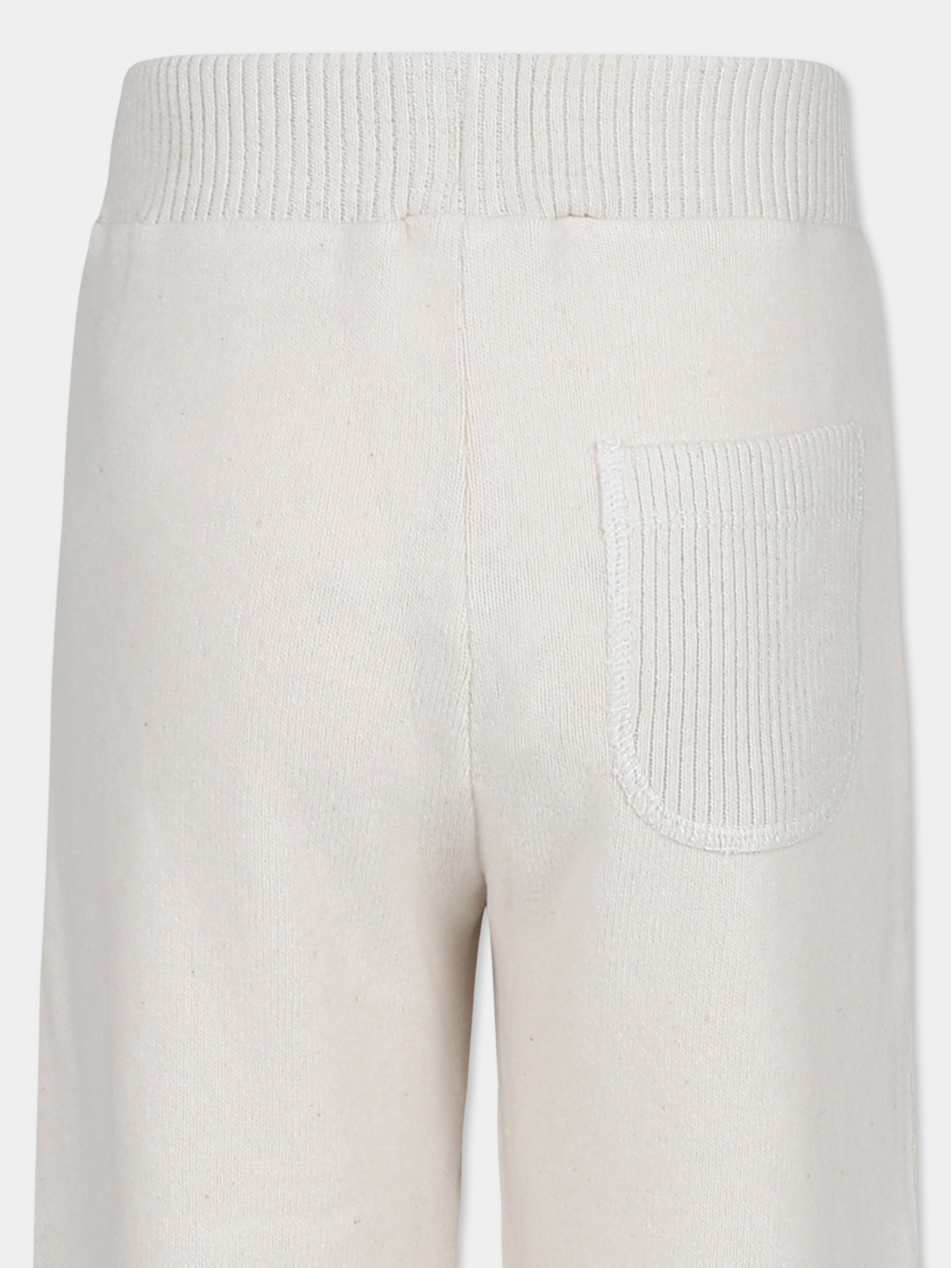 Pantaloni avorio Gaia per bambina,Caffe' D'orzo,ZV6A60 Q0063 870