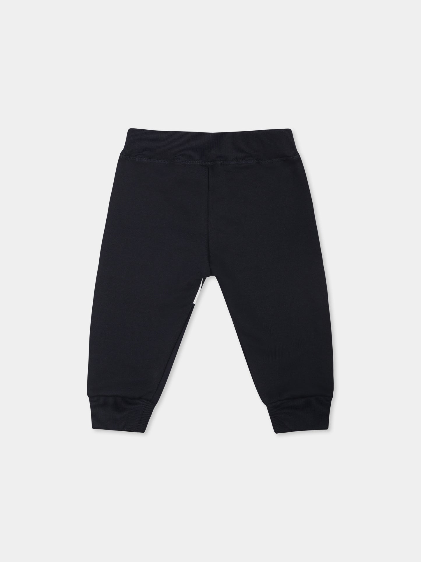 Pantaloni blu per neonato con logo,Dsquared2,DQ2498 D0094 D2P749B DQ866