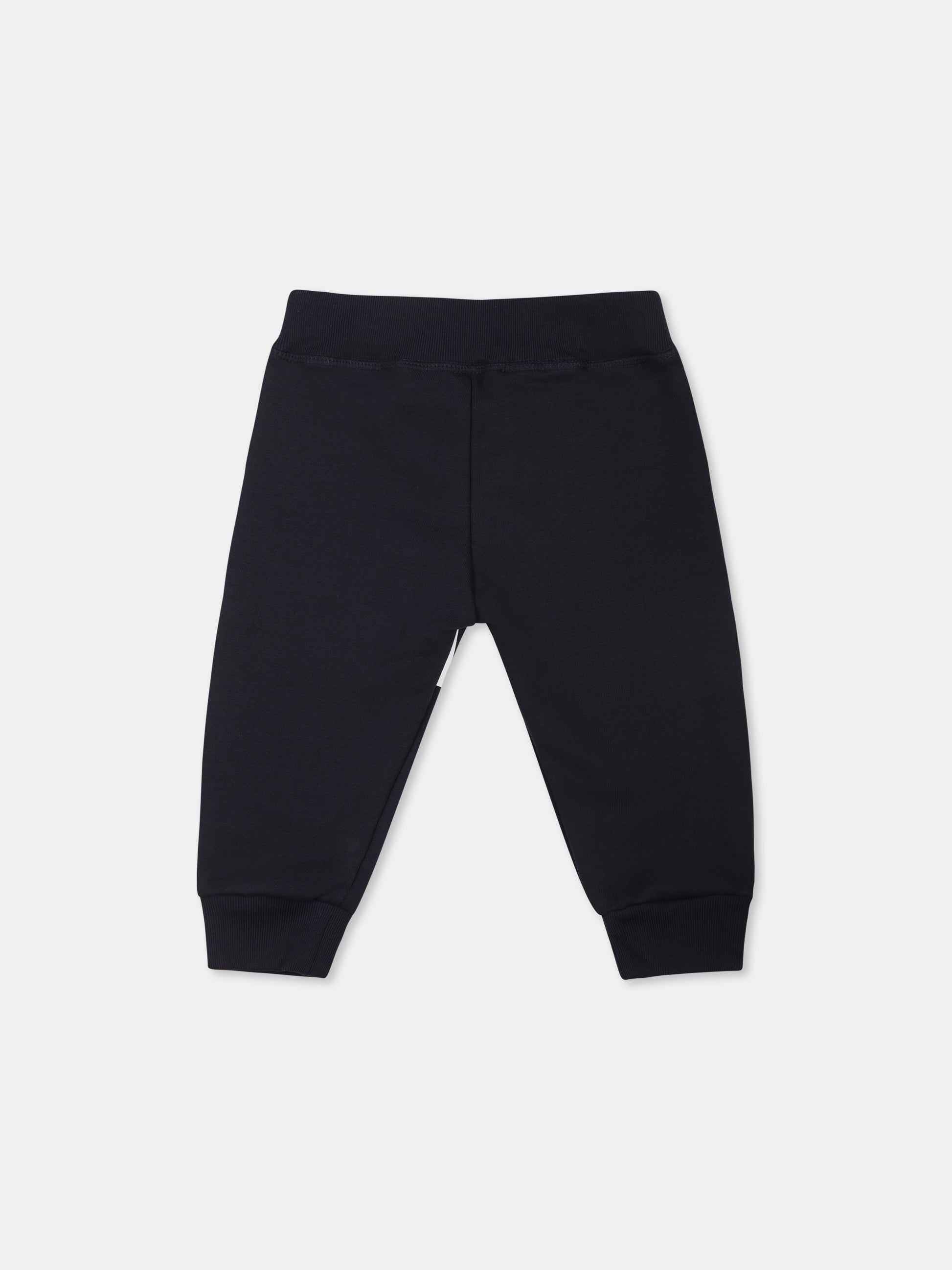 Pantaloni blu per neonato con logo,Dsquared2,DQ2498 D0094 D2P749B DQ866