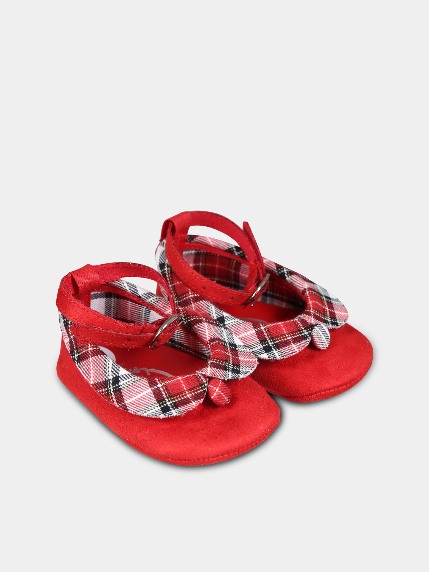 Ballerine rosse per neonata,Monnalisa,39D016 4757 0043