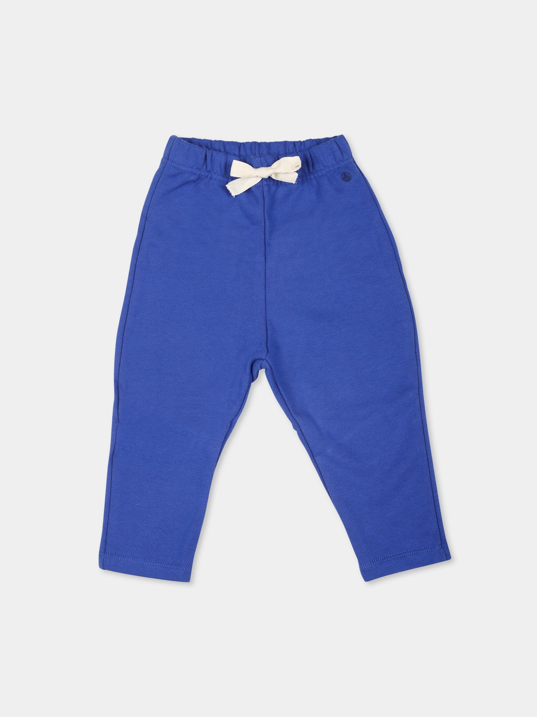 Pantaloni azzurri per neonato con logo,Petit Bateau,A0BQ0 CALVIN 07