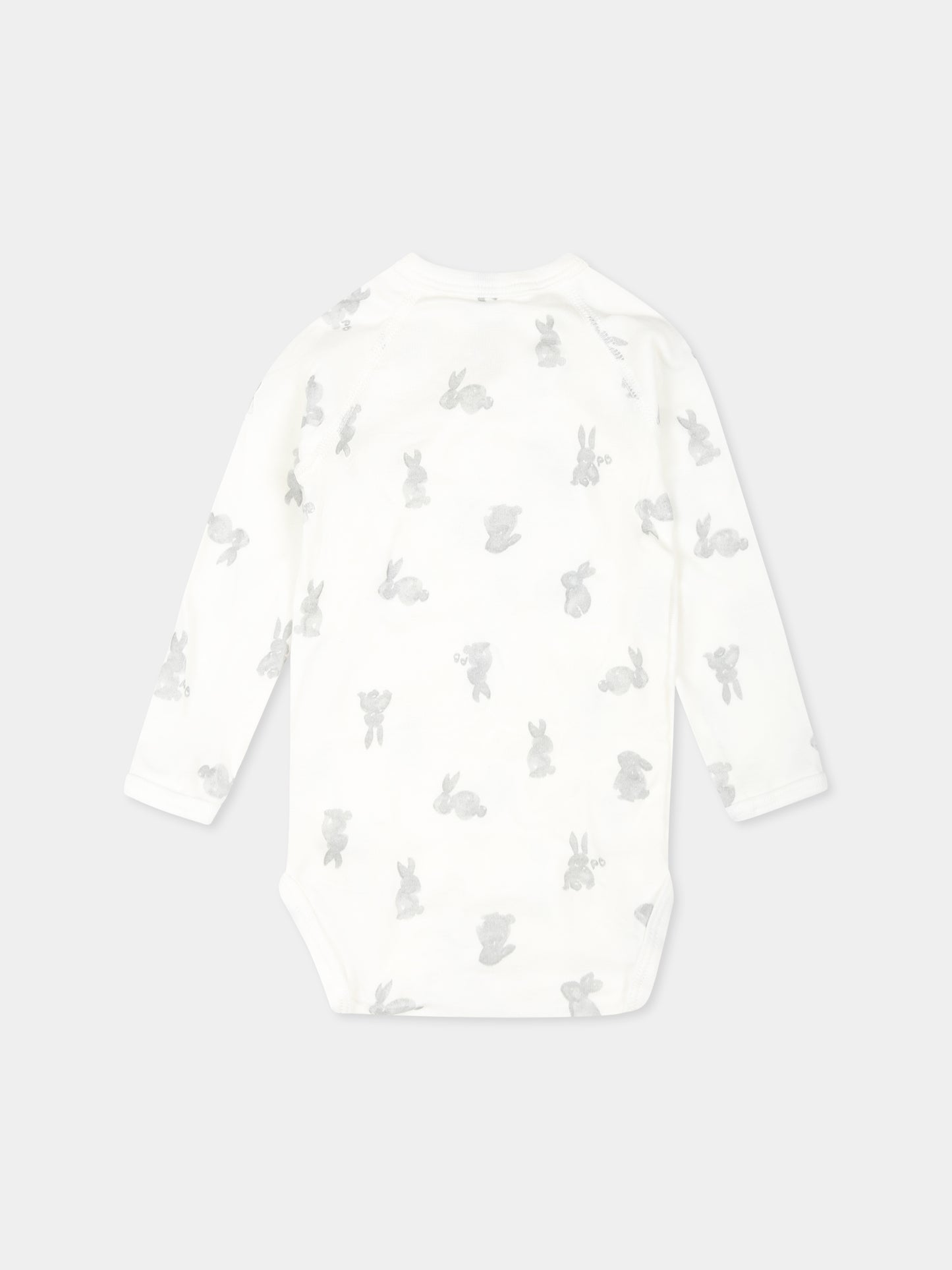 Set bianco per neonati con conigli e stelle,Petit Bateau,A0ASC VARIANTE 1 00