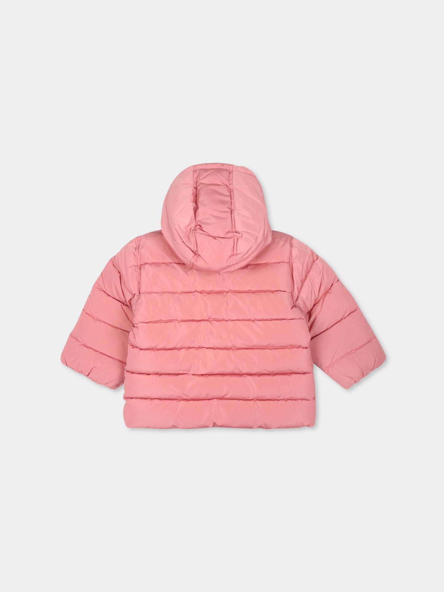 Piumino rosa per neonata,Petit Bateau,A0B40 ROSEWOOD 05