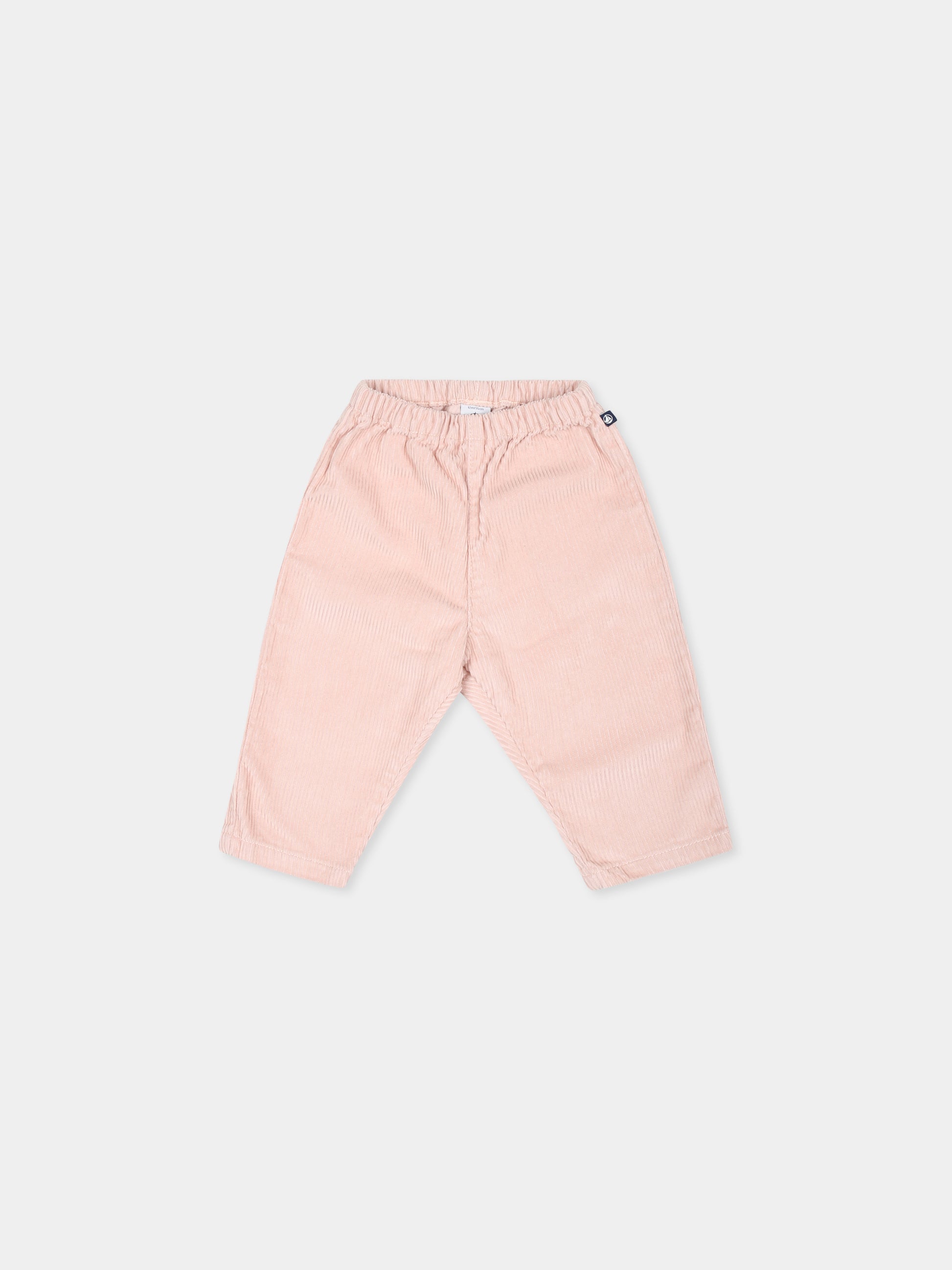 Pantaloni rosa per neonata,Petit Bateau,A0B10 SALINE 03