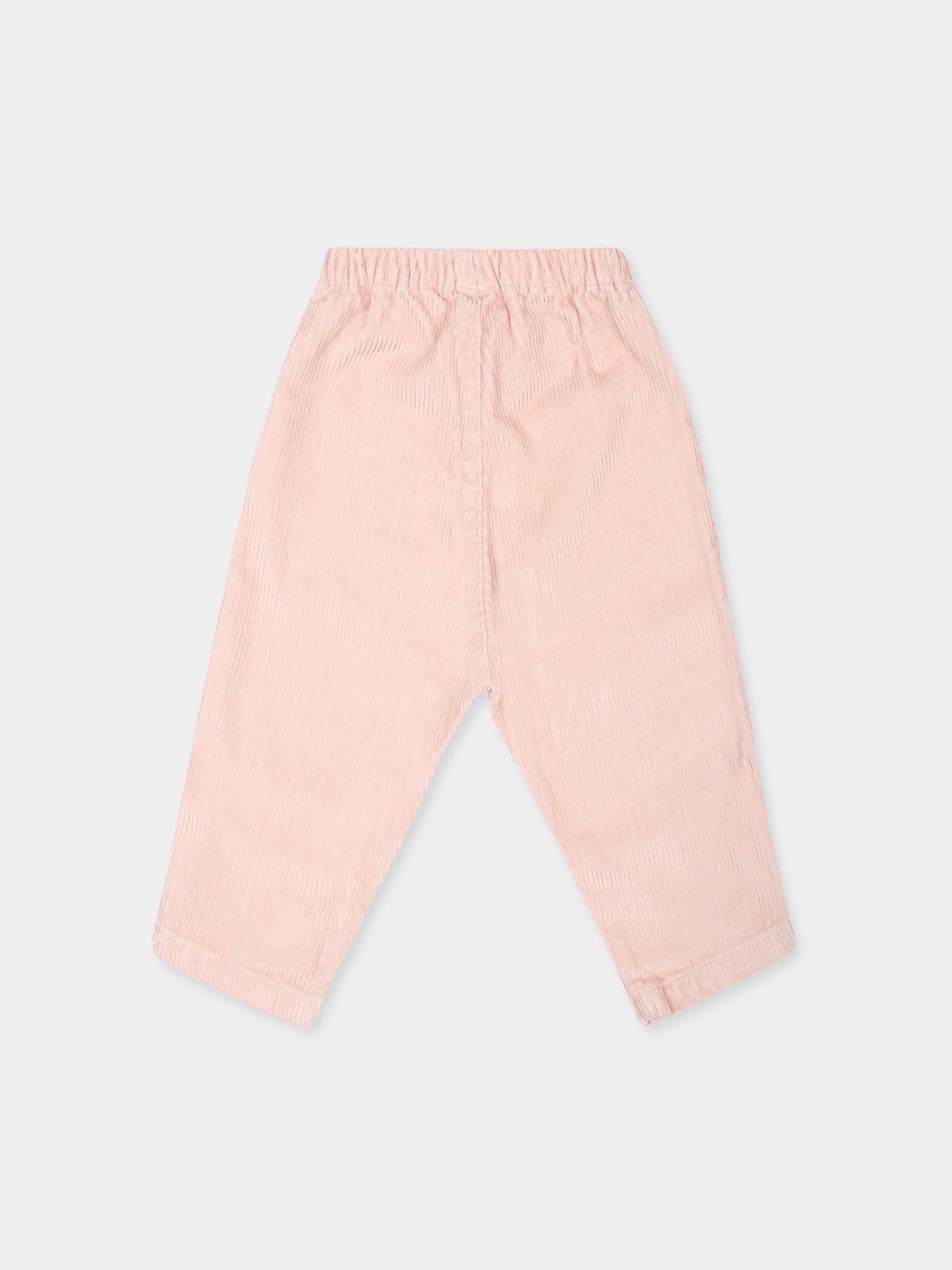 Pink trousers for baby girl