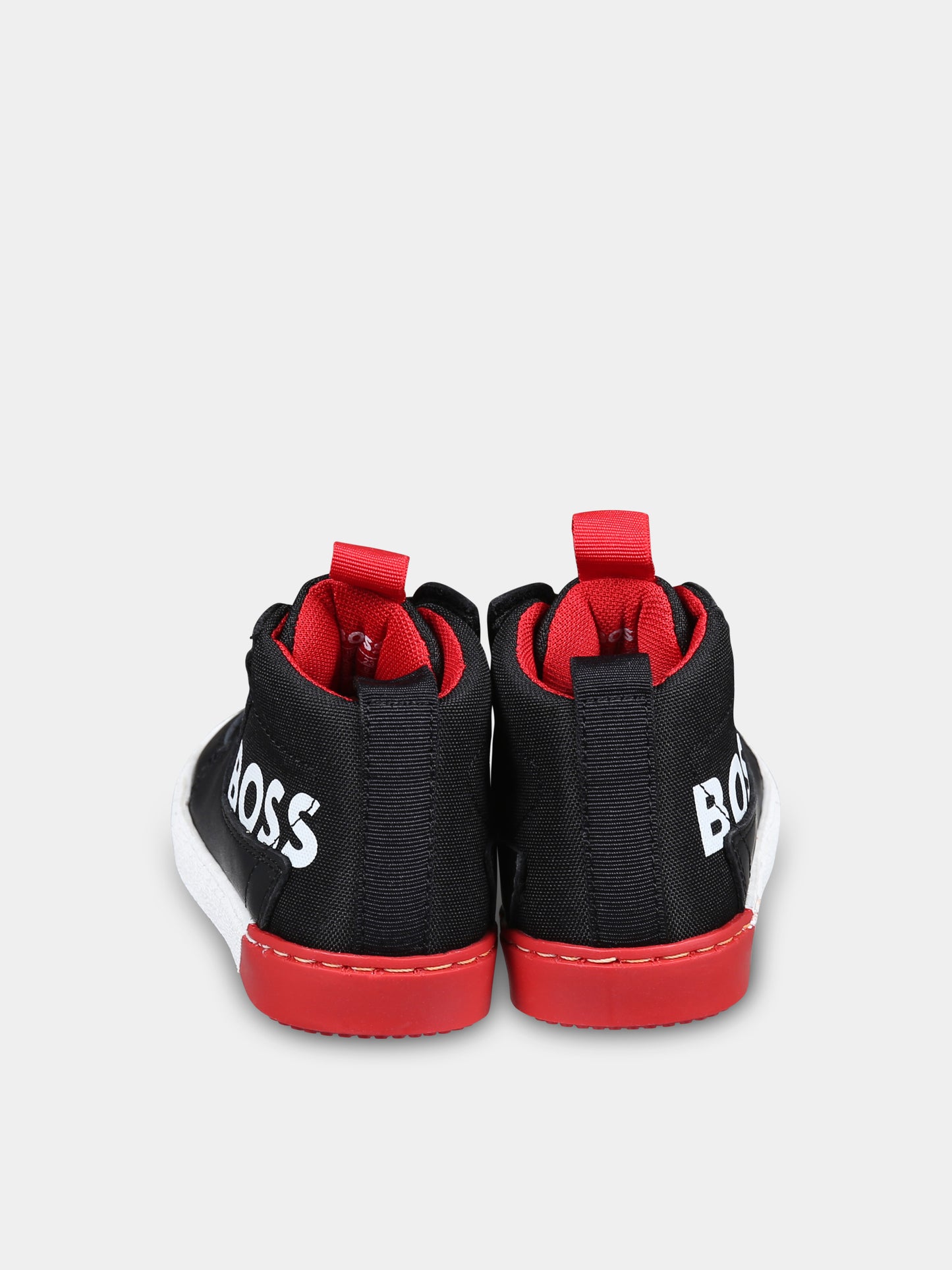 Sneakers nere per neonato con logo,Boss,J51339 09B