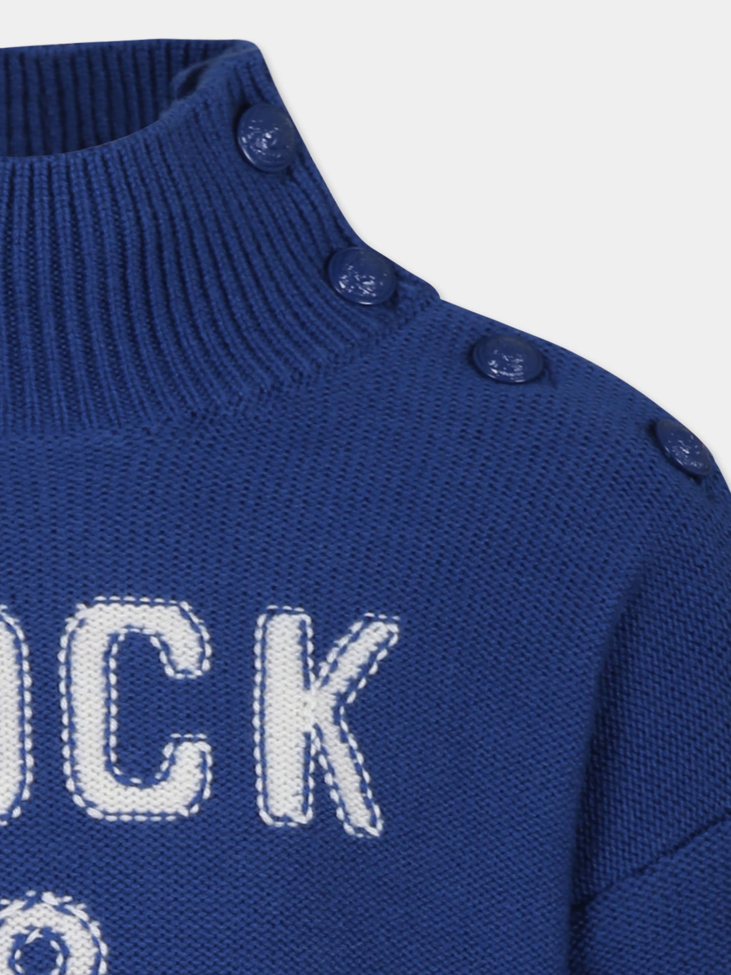 Maglione  Rock & Roll  azzurro per bambina,Zadig & Voltaire Kids,X60210 80M