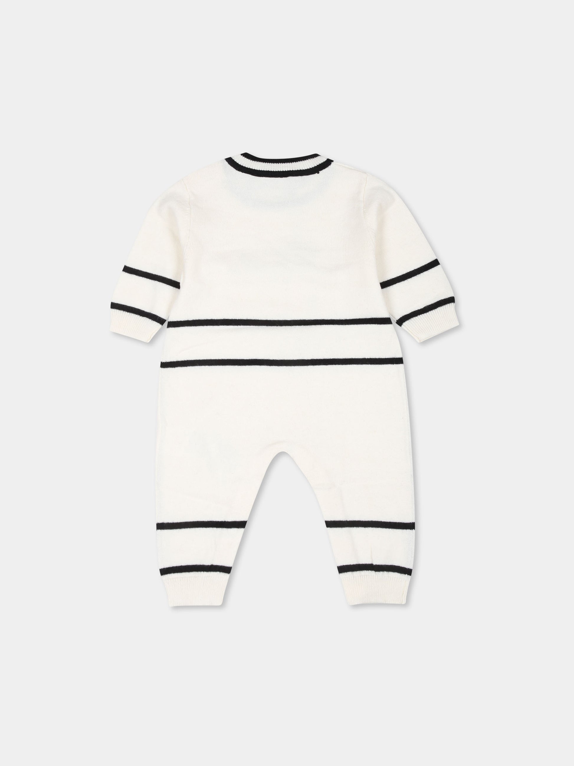 Tutina avorio per neonati con logo,Karl Lagerfeld Kids,Z30284 122