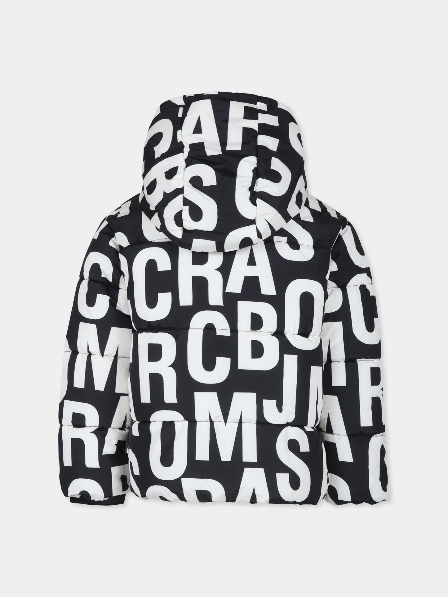 Piumino nero per bambina con monogramma,Marc Jacobs,W60316 09B