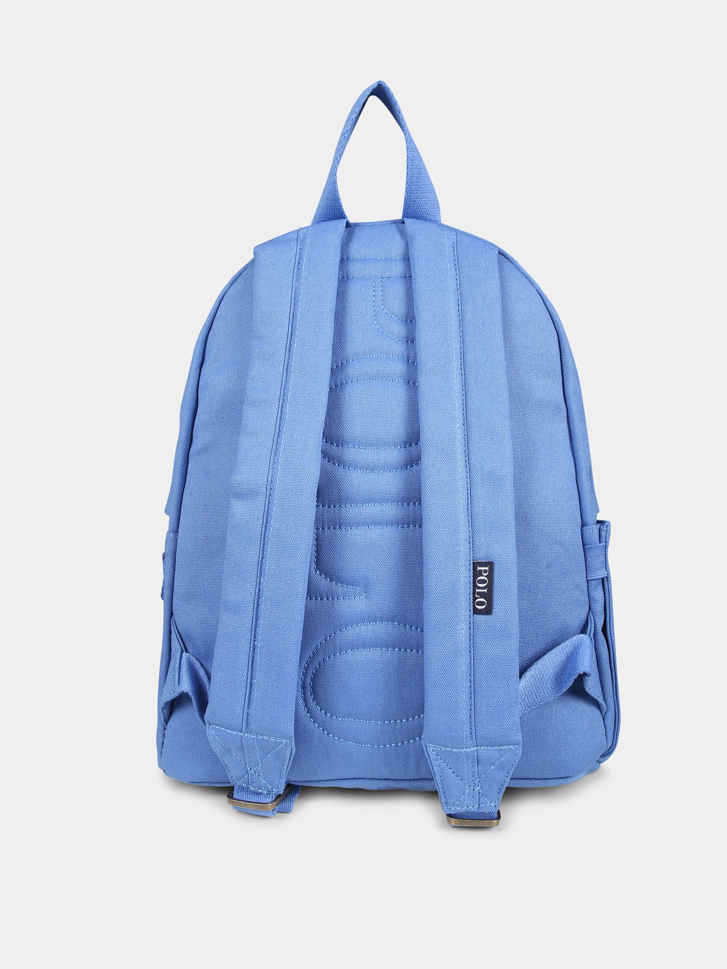 Zaino blu per bambini con Polo Bear,Ralph Lauren Kids,9AR076 BJ0