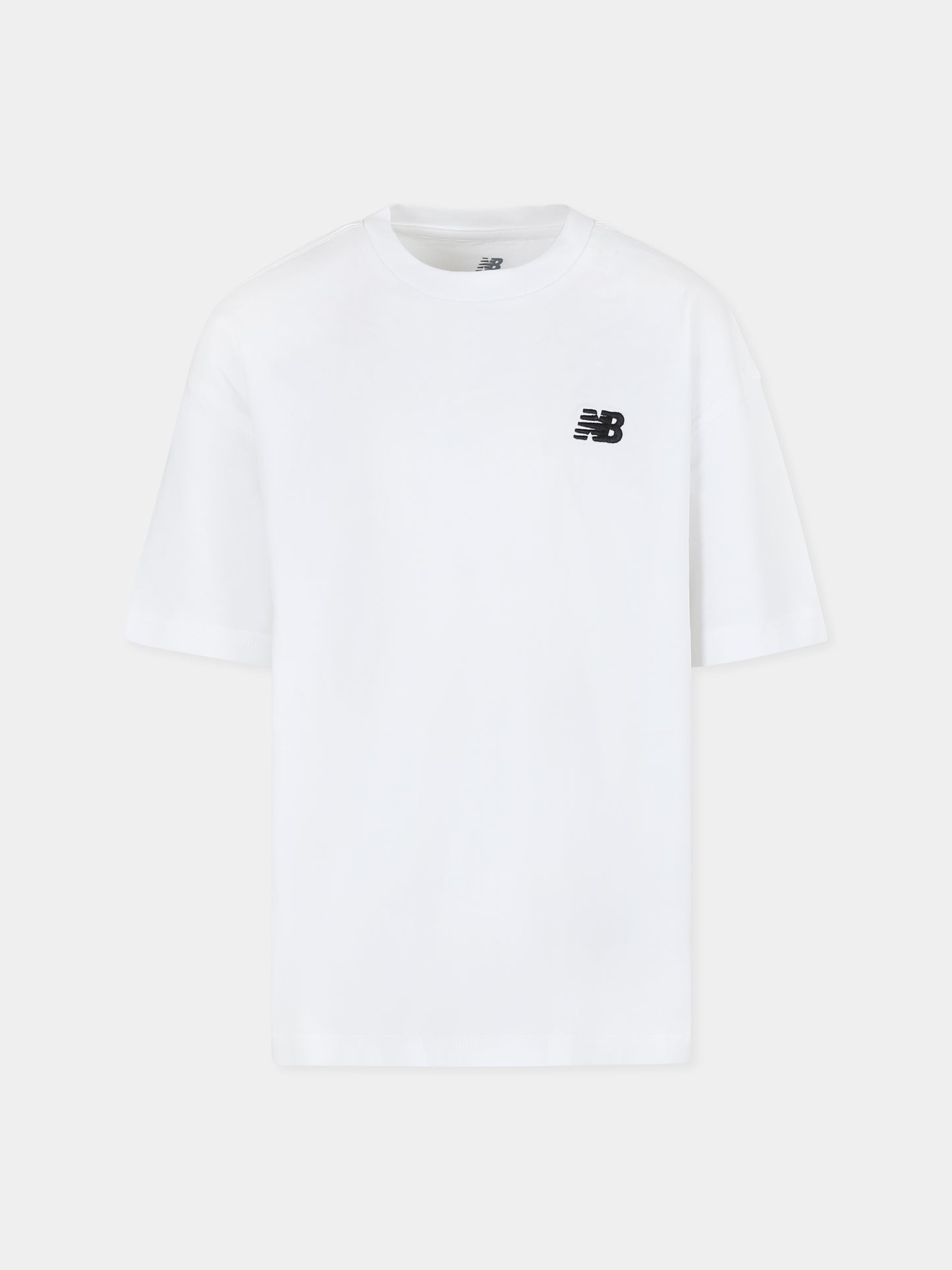 White t-shirt for kids with logo