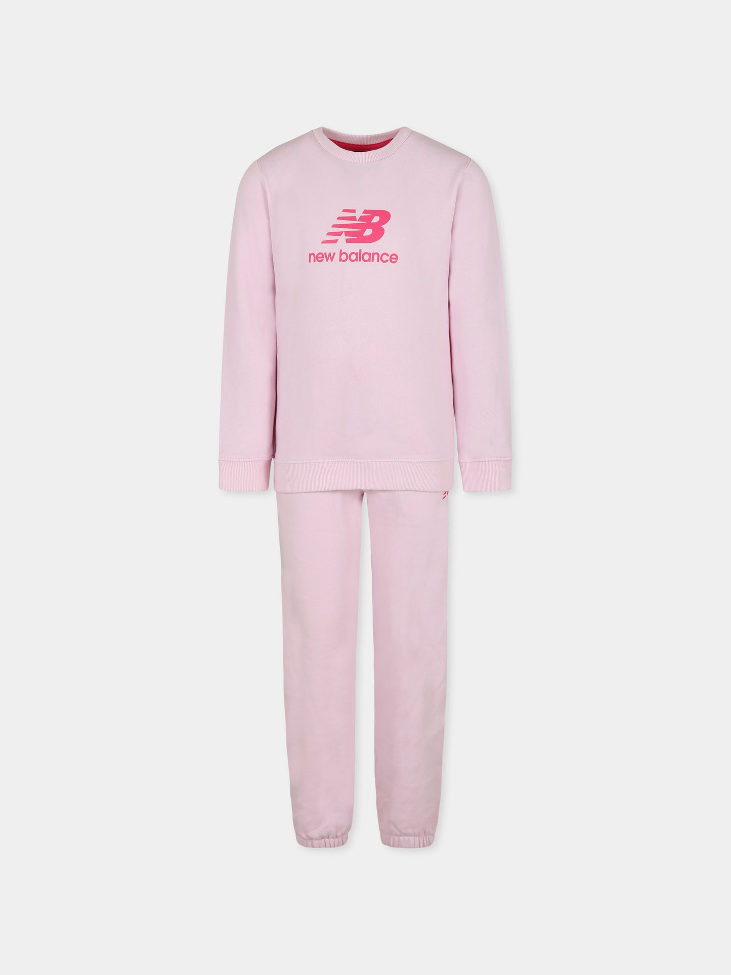 Completo rosa per bambina con logo,New Balance,24W NBLAKG0044J LAKG0044J LIR