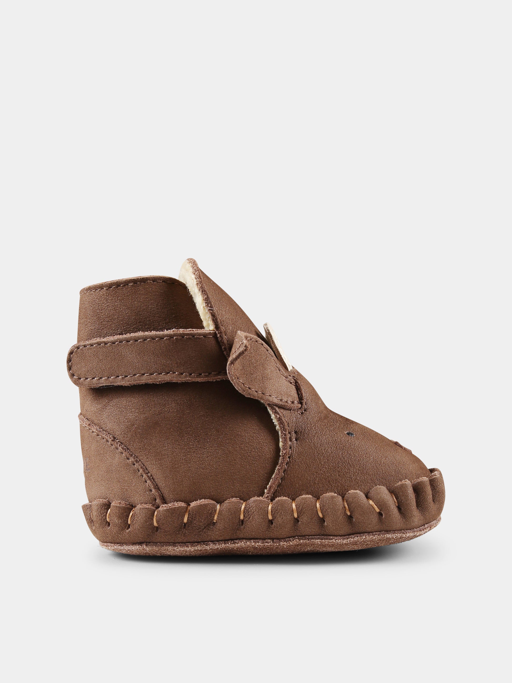 Stivaletti marroni per neonati con cervo,Donsje,1028303 NL148