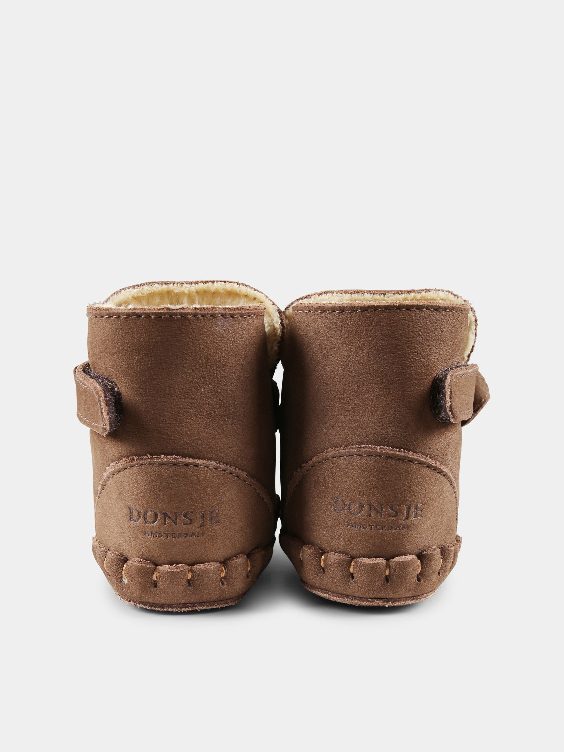 Stivaletti marroni per neonati con cervo,Donsje,1028303 NL148