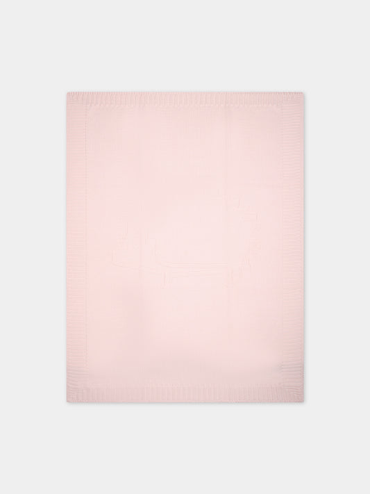 Coperta rosa per neonata con riccio,Tartine Et Chocolat,T60006F 31