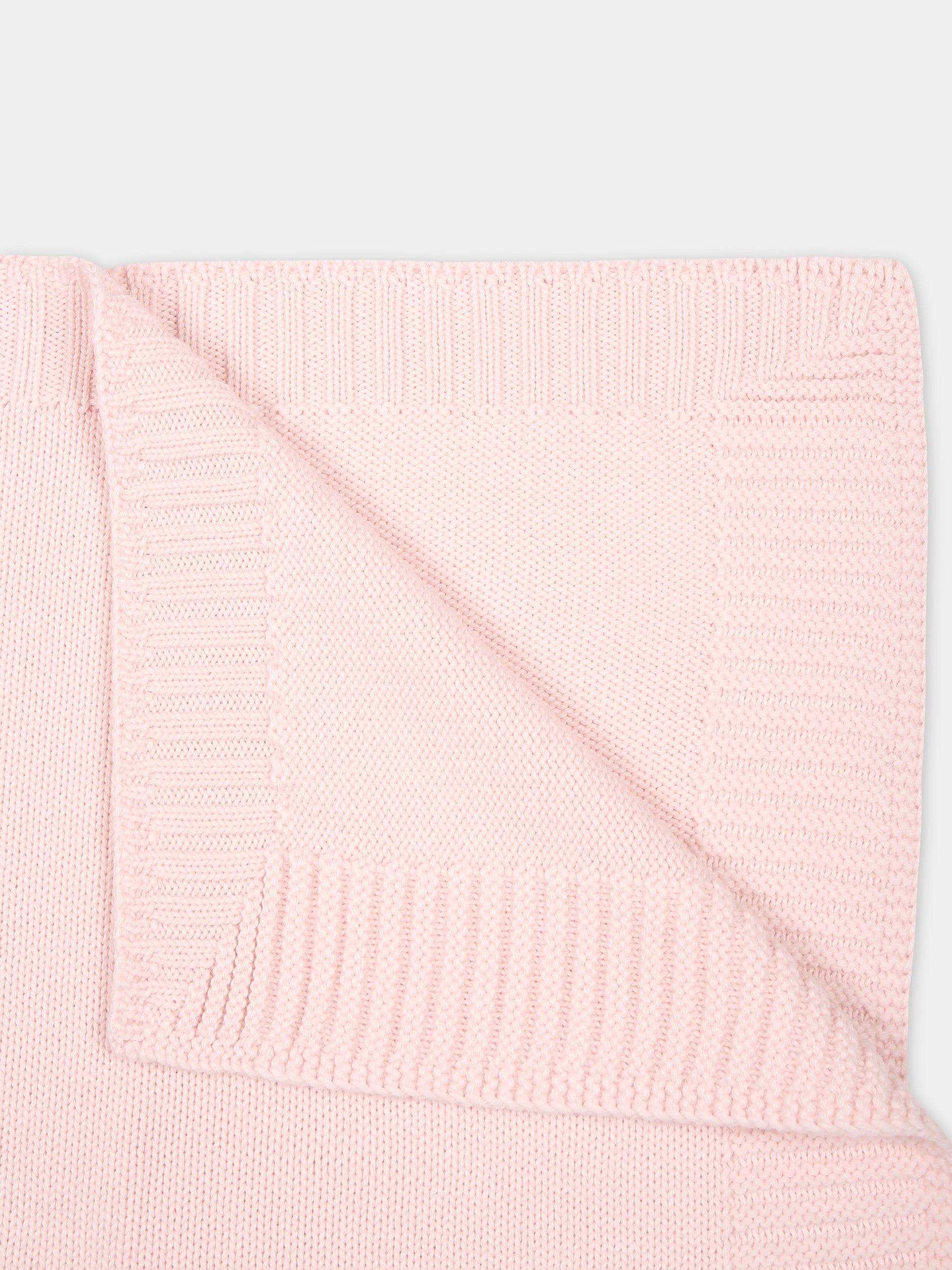 Coperta rosa per neonata con riccio,Tartine Et Chocolat,T60006F 31