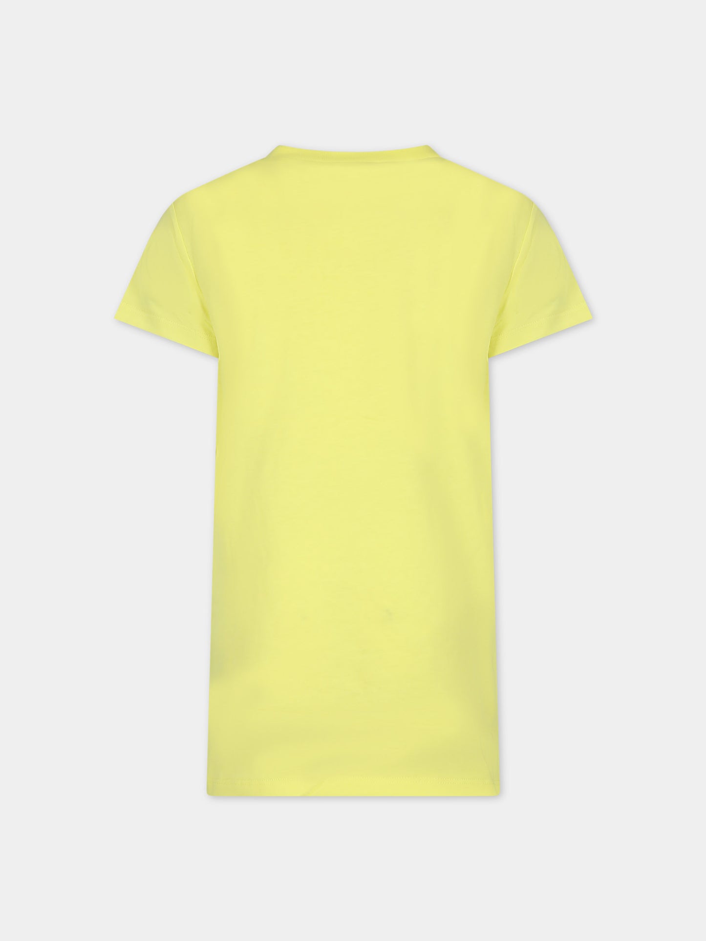 Vestito giallo per bambina con logo,Marc Jacobs,W12436 508