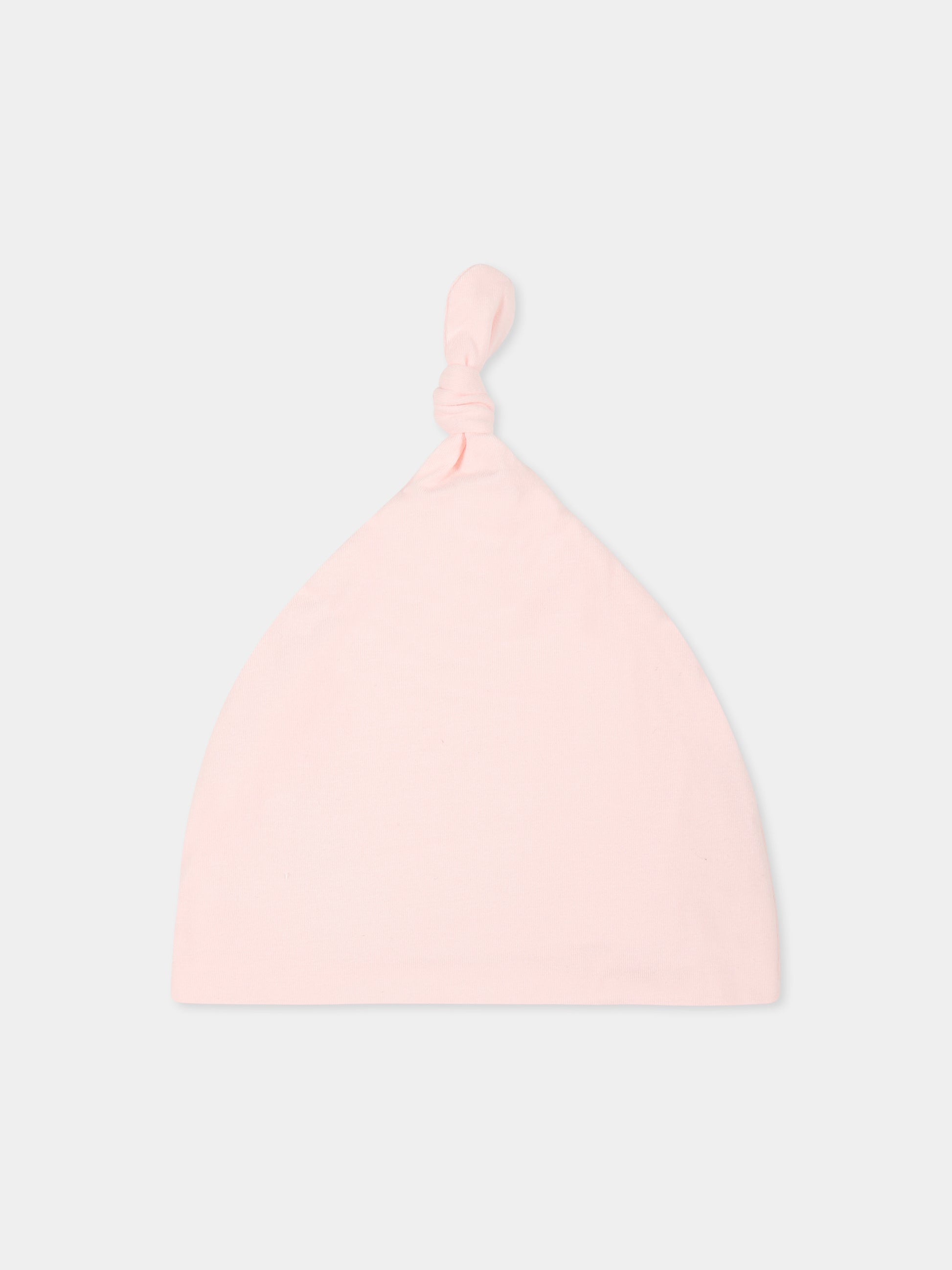 Cappello rosa per neonata con orsetto,Nanán,I24006 R