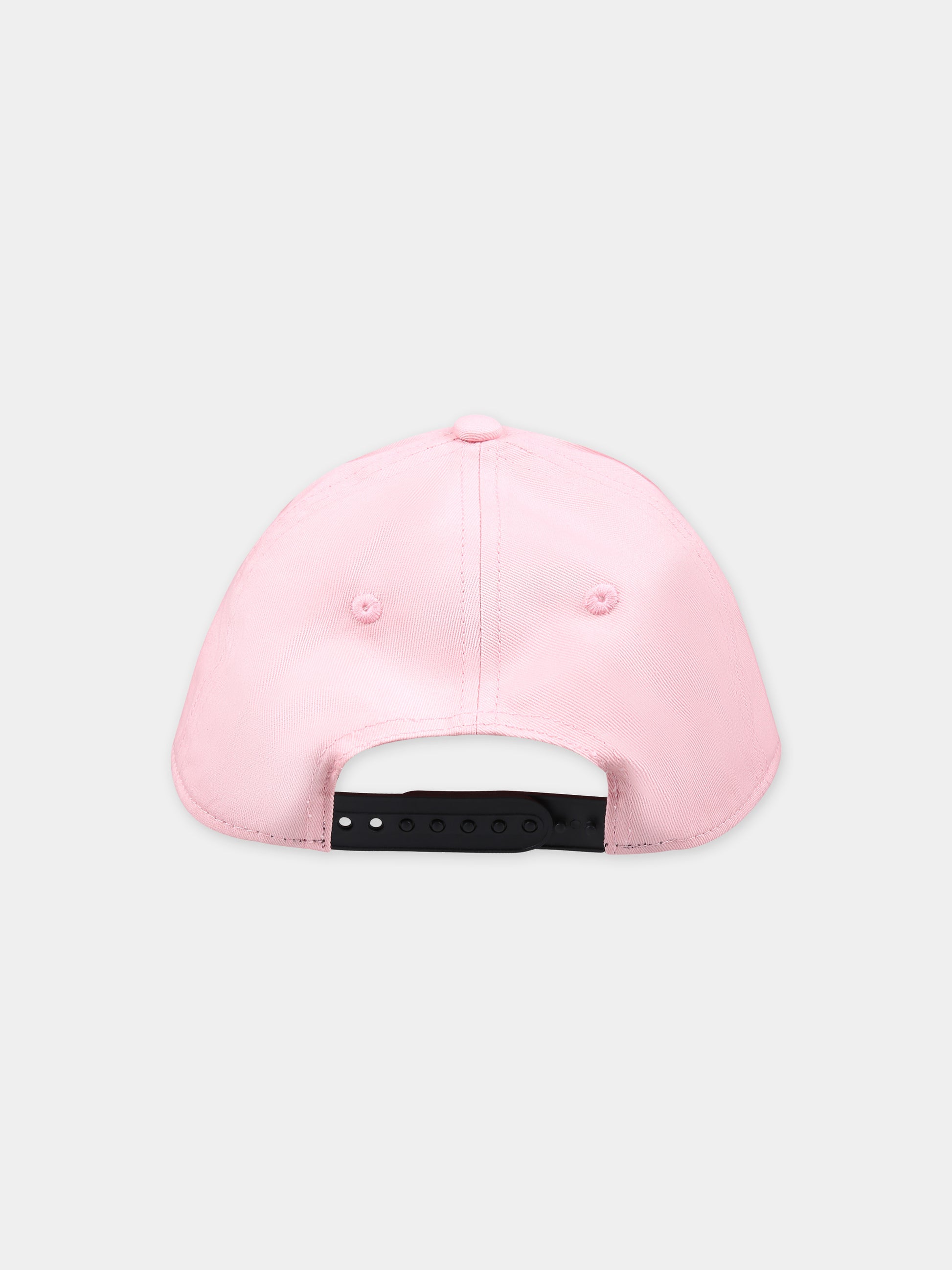 Cappello rosa per bambina con logo e cuore,Sonia Rykiel Paris,A11000 45T