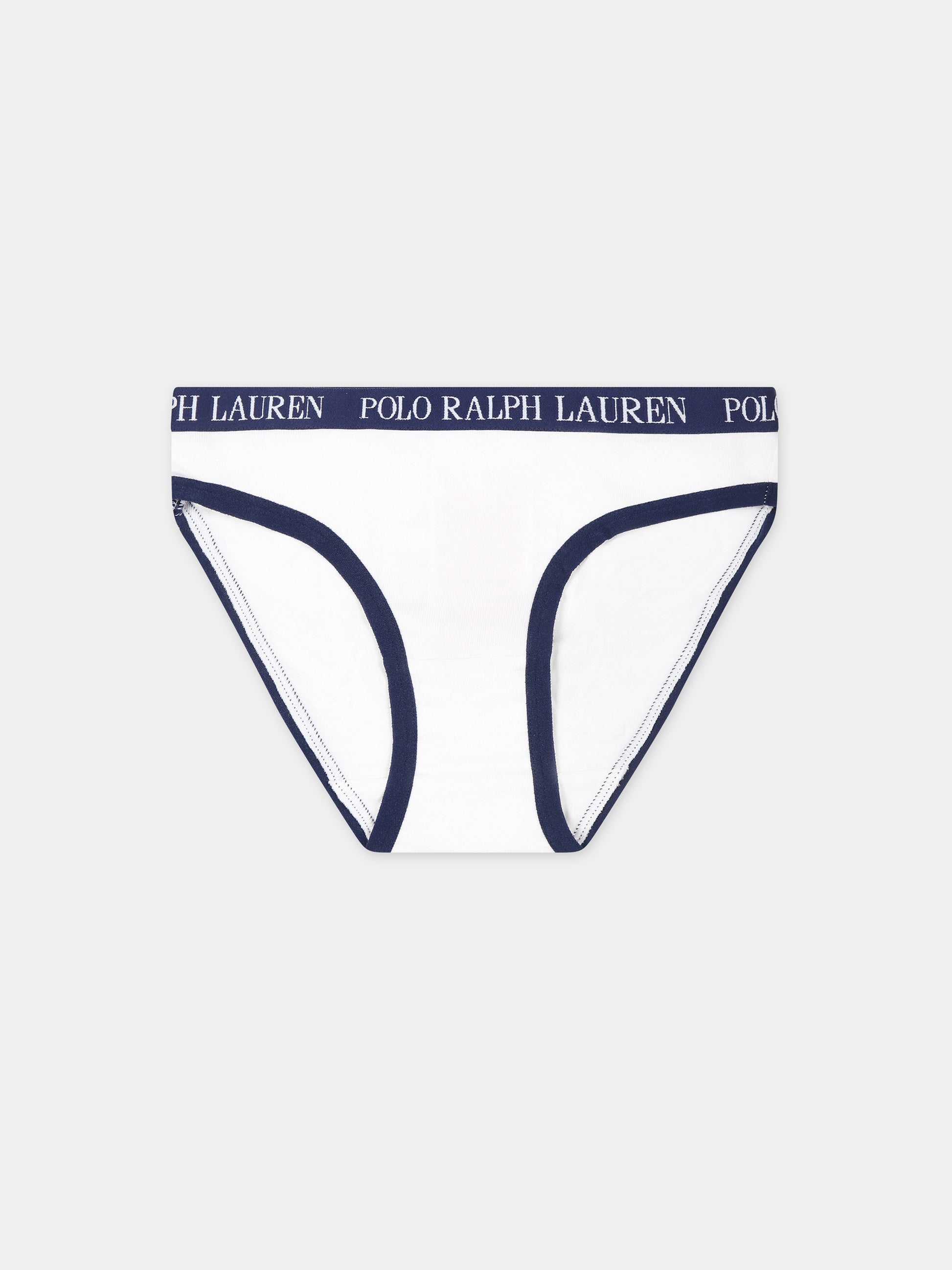 Set multicolor per bambina con logo,Ralph Lauren Kids,4P5019 BCV NAVY