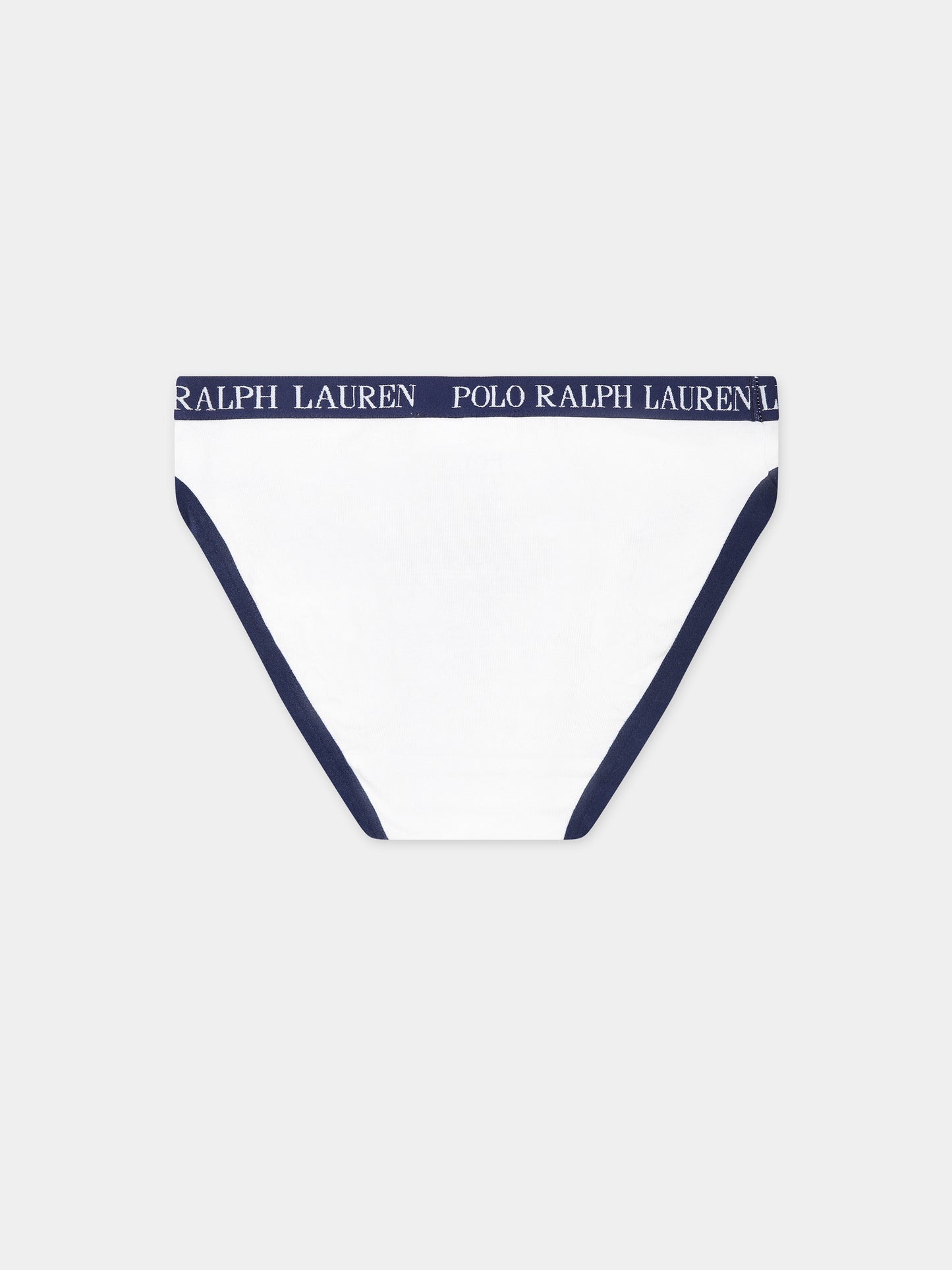 Set multicolor per bambina con logo,Ralph Lauren Kids,4P5019 BCV NAVY