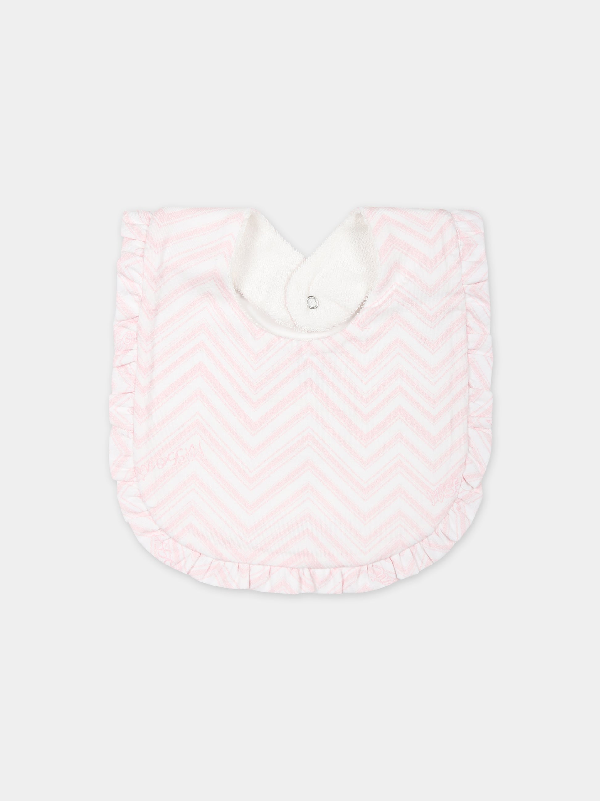 Set bianco per neonata con motivo chevron,Missoni,MUB020 J0394 100RS