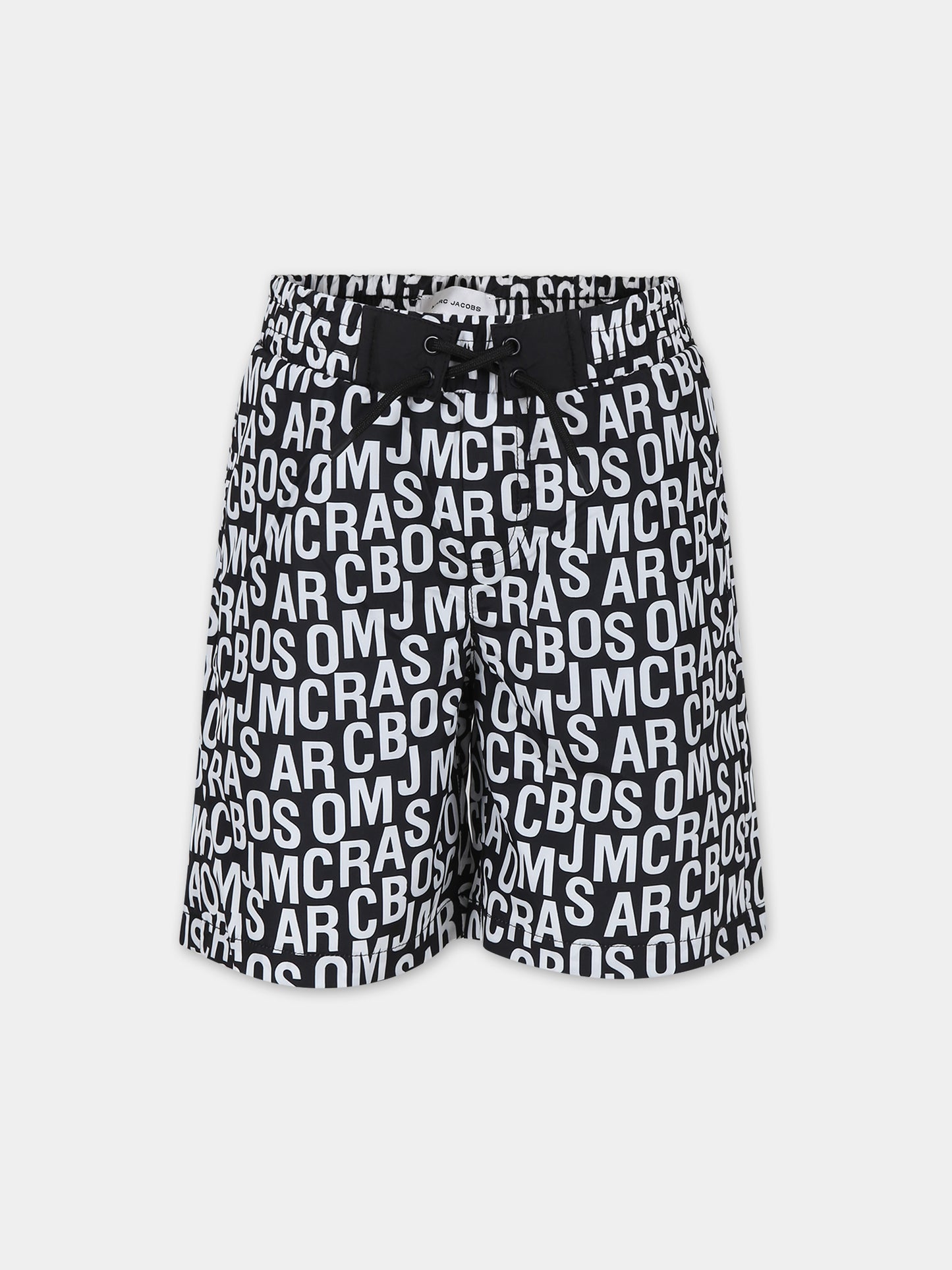Boxer mare nero per bambino con logo,Marc Jacobs,W60002 09B