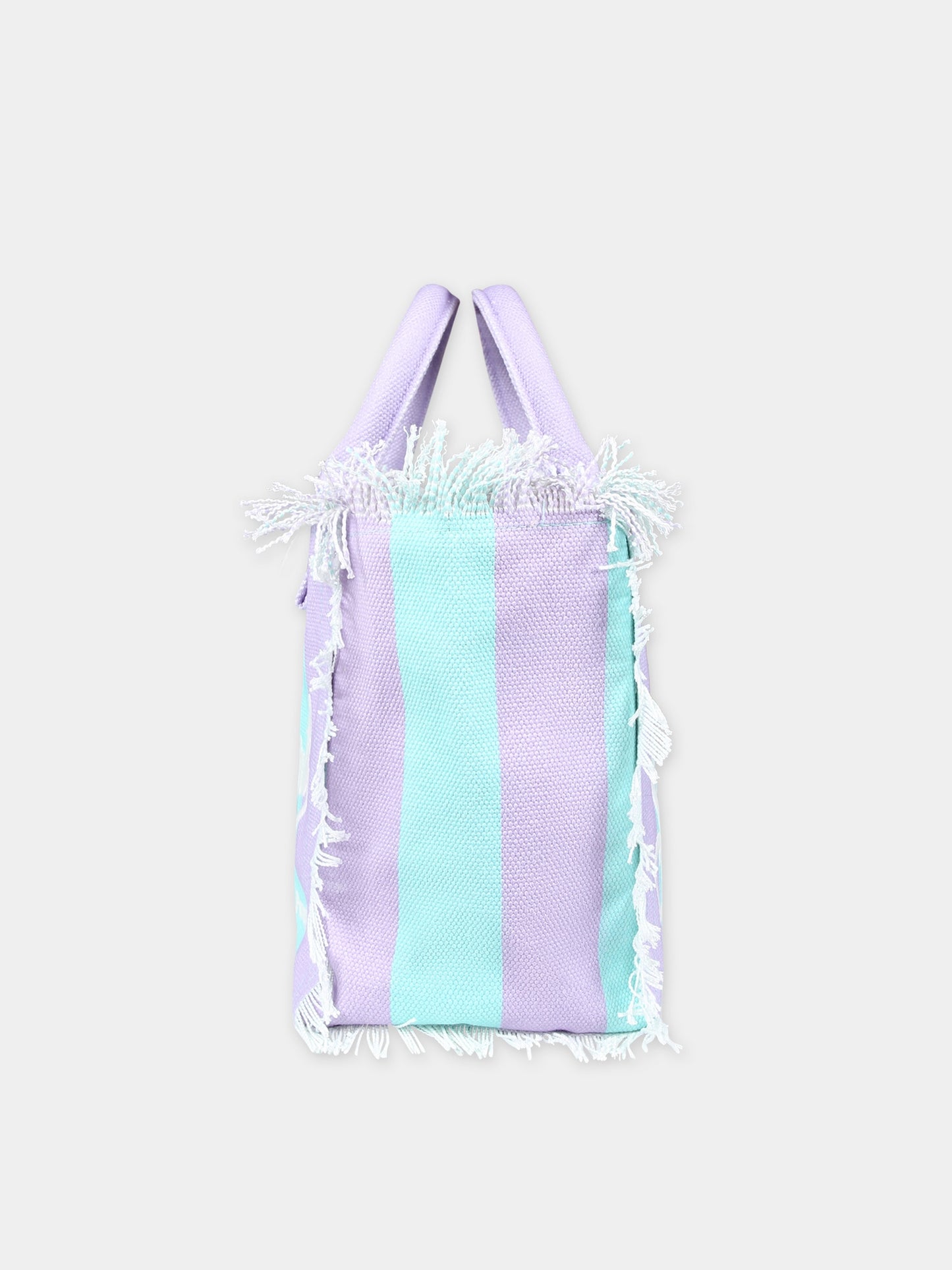 Borsa mare viola per bambina con logo,Mc2 Saint Barth,COL0001 01189F