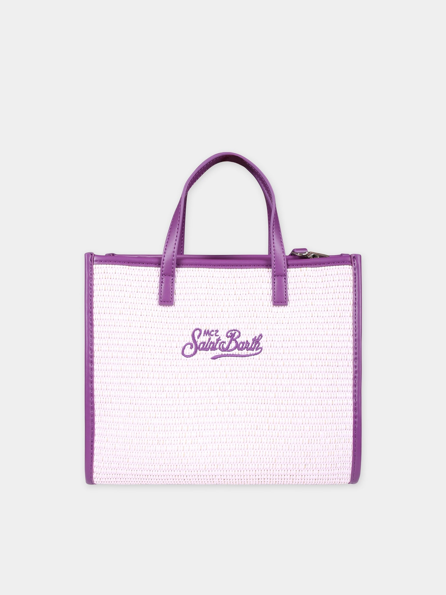 Borsa mare viola per bambina con logo,Mc2 Saint Barth,VVID001 00247F