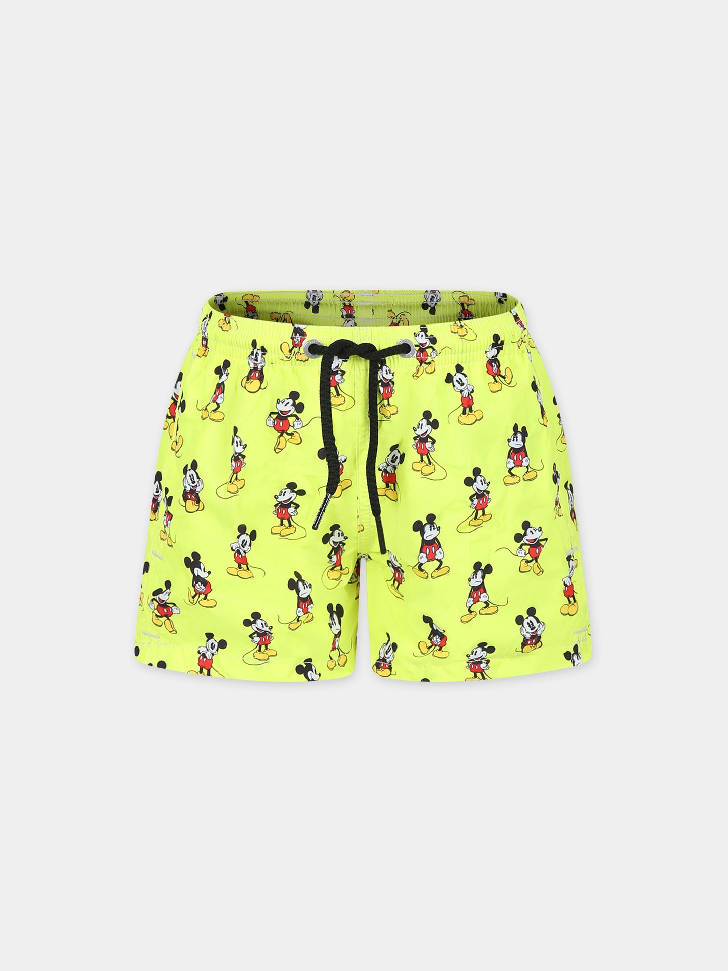 Boxer mare giallo per bambino con stampa Topolino,Mc2 Saint Barth,JEA0004 02536F