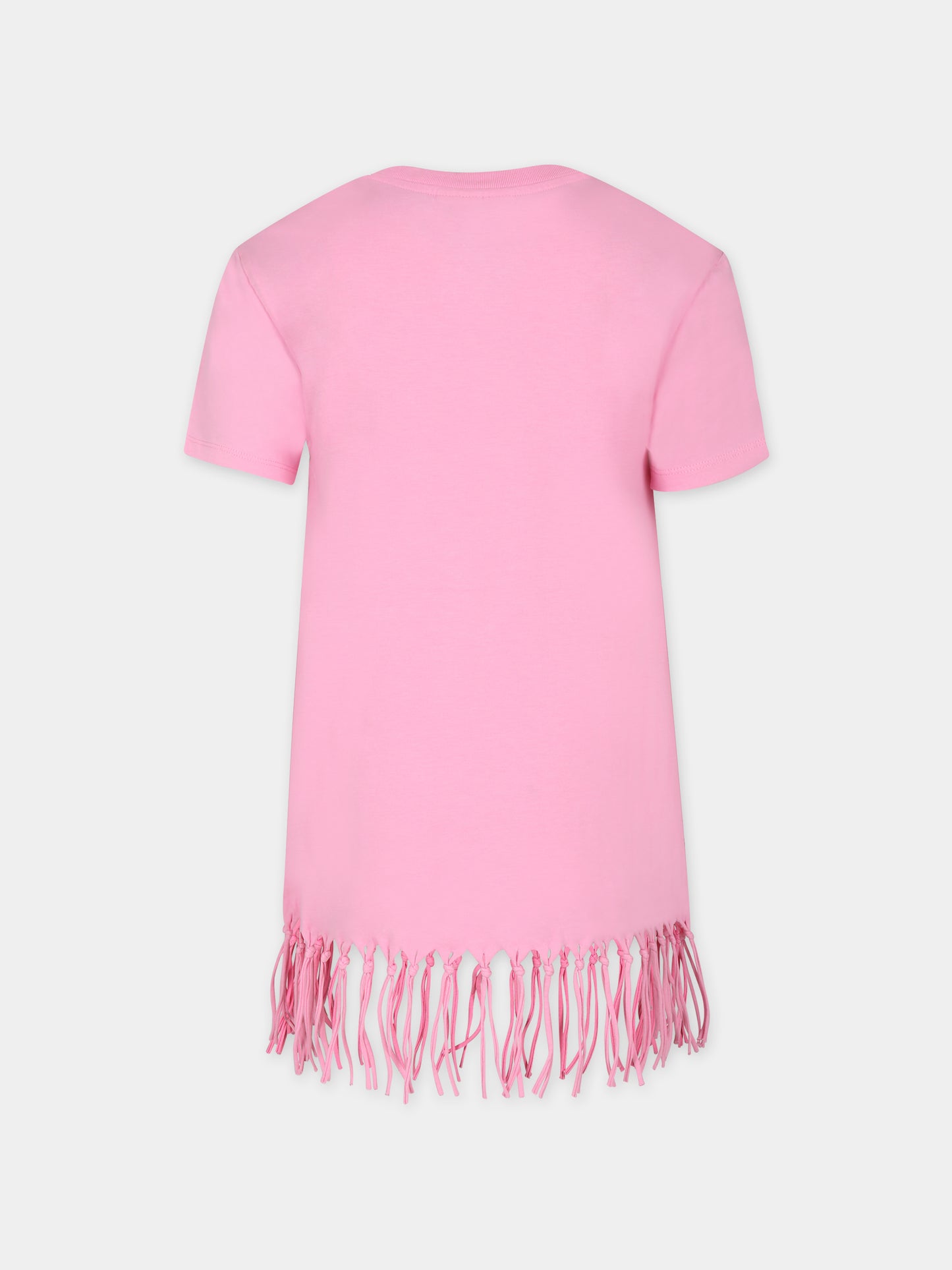 Vestito rosa per bambina con fragole,Mc2 Saint Barth,ABY0001 02547F